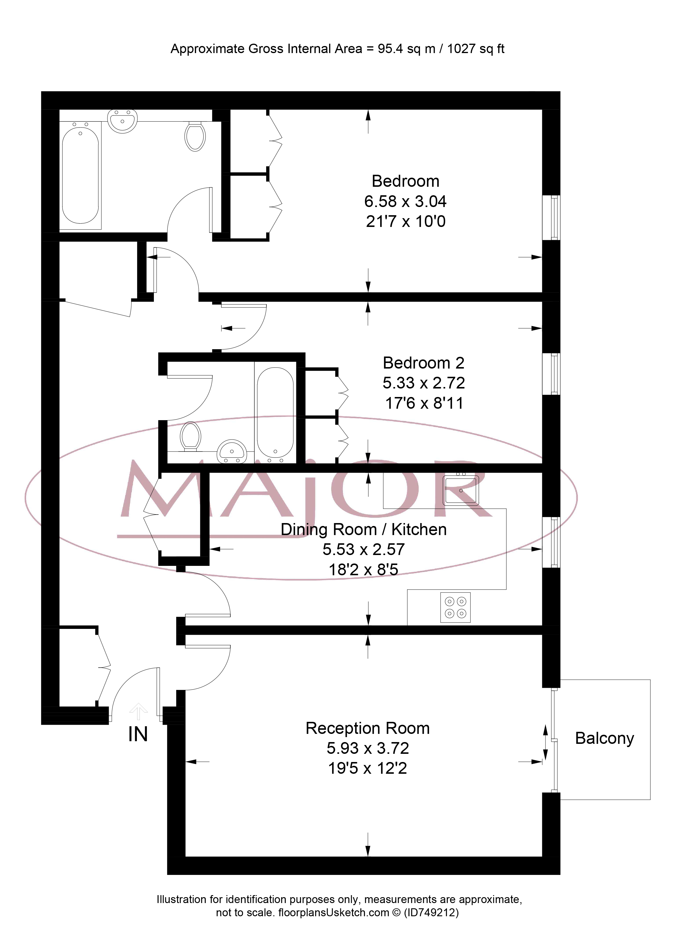 Chasewood Park, Sudbury Hill, HarrowOnTheHill, Harrow HA1, 2 bedroom flat for sale 58242373