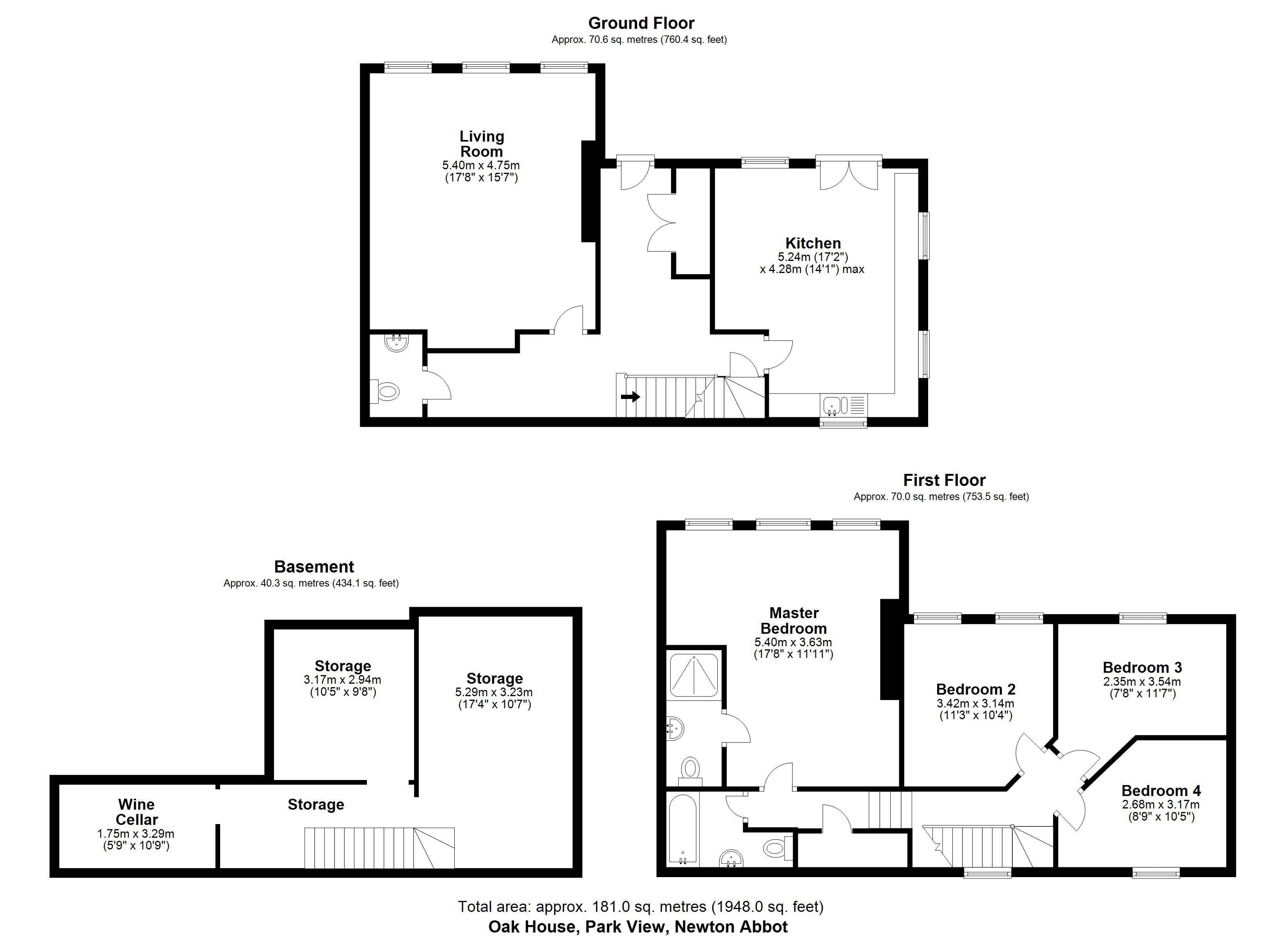 New home, 4 bed end terrace house for sale in Oak House, Park View