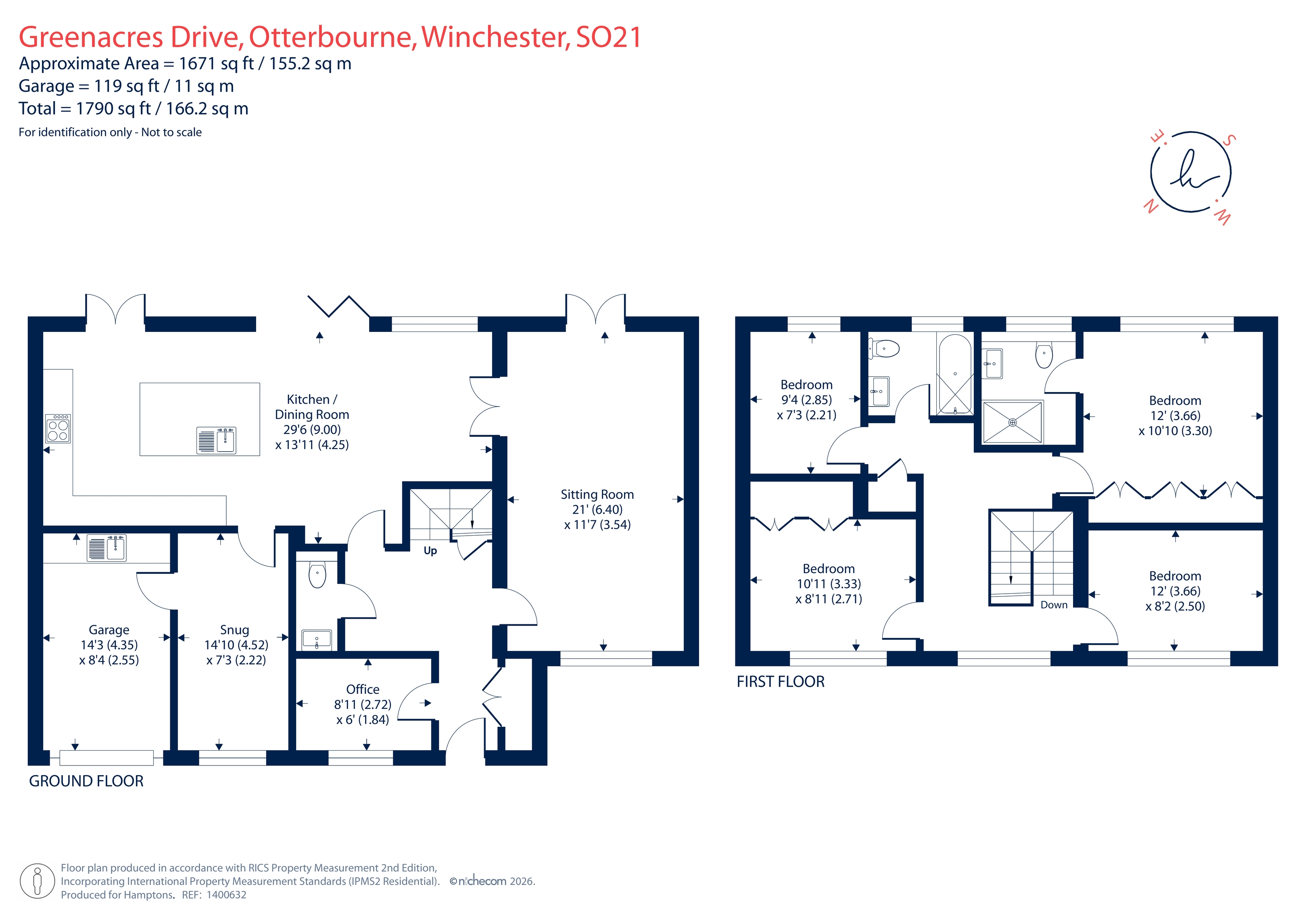 25, Greenacres Drive, Winchester floorplan