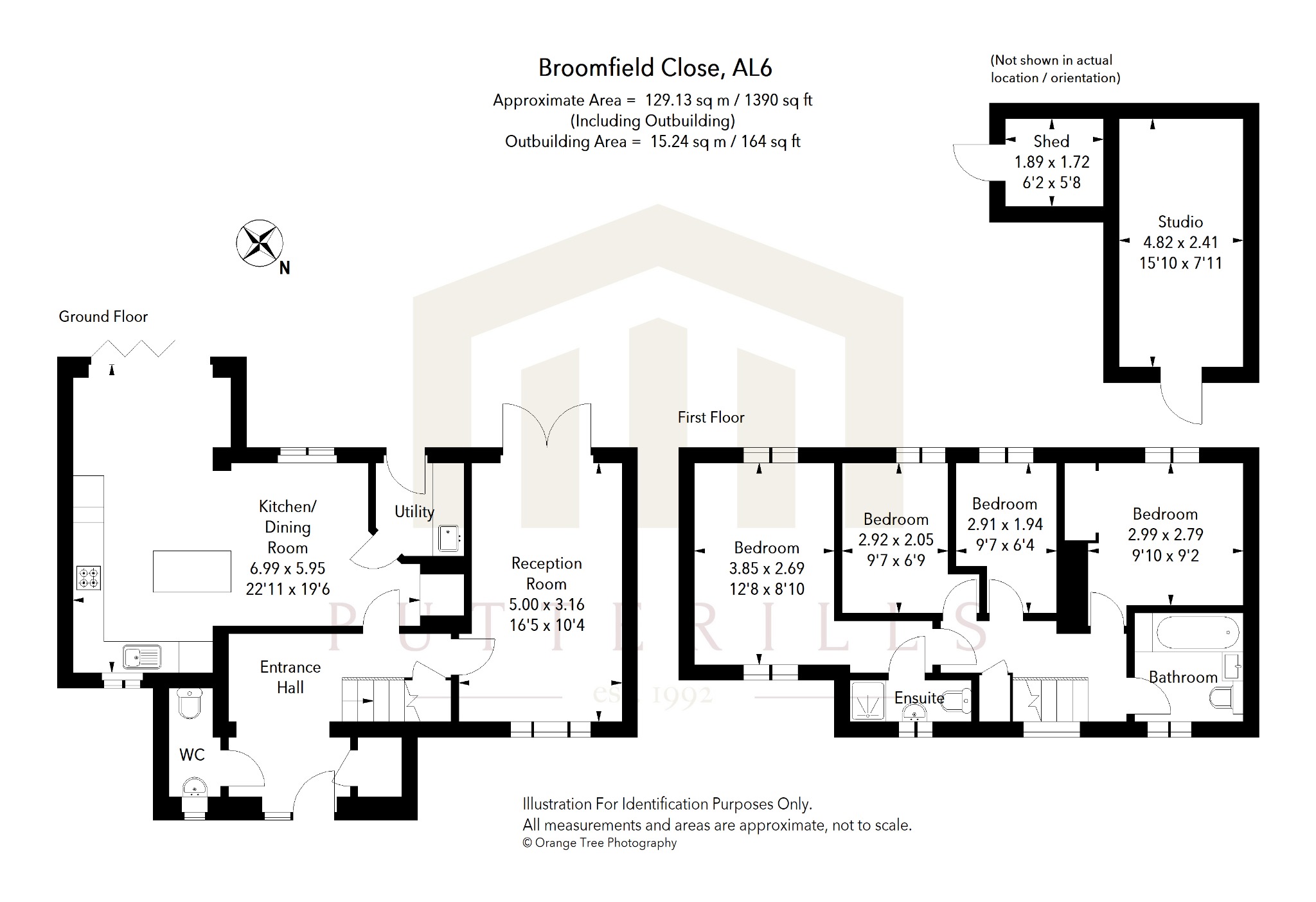 4 Broomfield Close, Welwyn, Hertfordshire floorplan