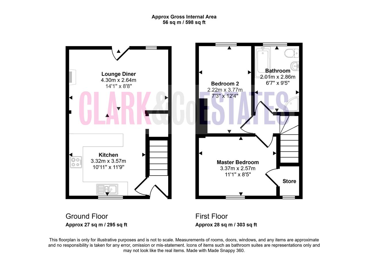 1, Stanley Square, Topsham floorplan