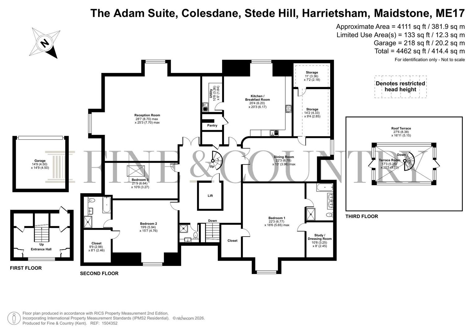 The Adam Suite, Colesdane, Stede Hill, Maidstone floorplan