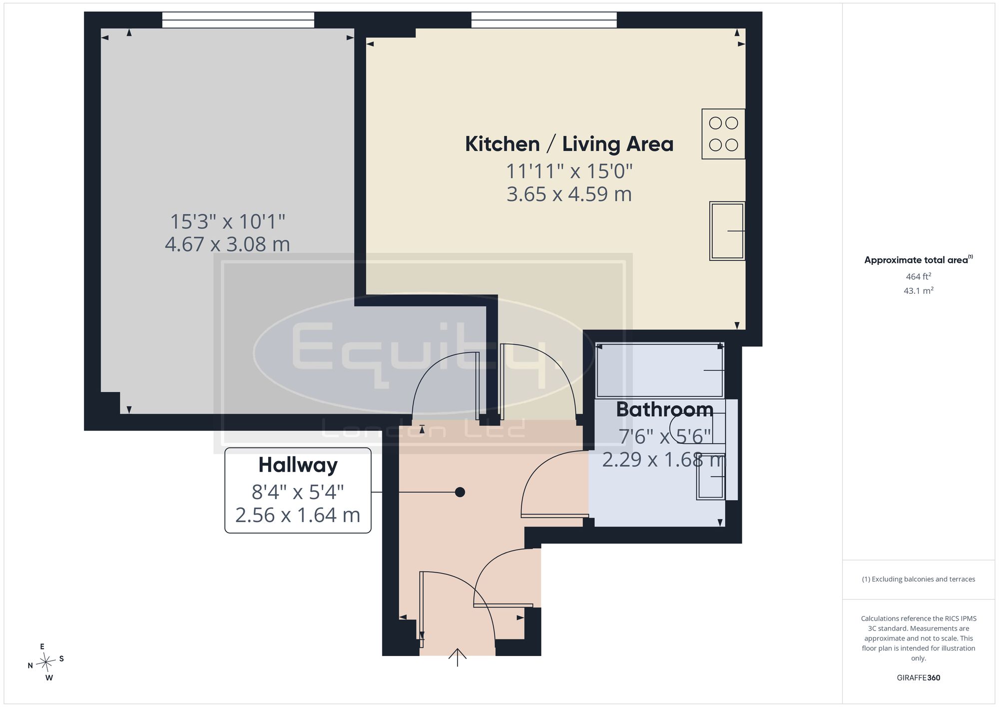 Flat 33, Heather Court, Sidcup floorplan