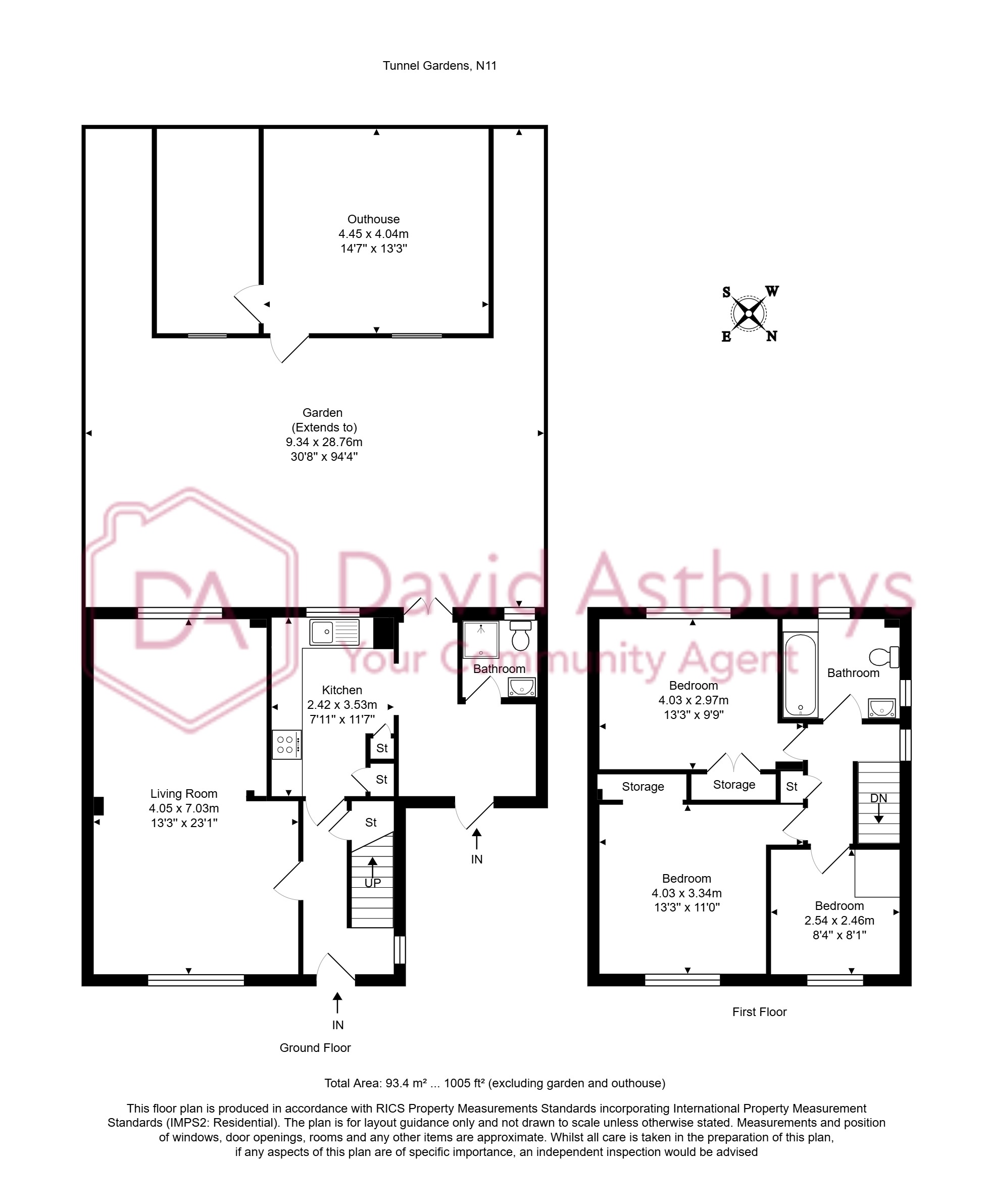 16, Tunnel Gardens, Alexandra Palace floorplan