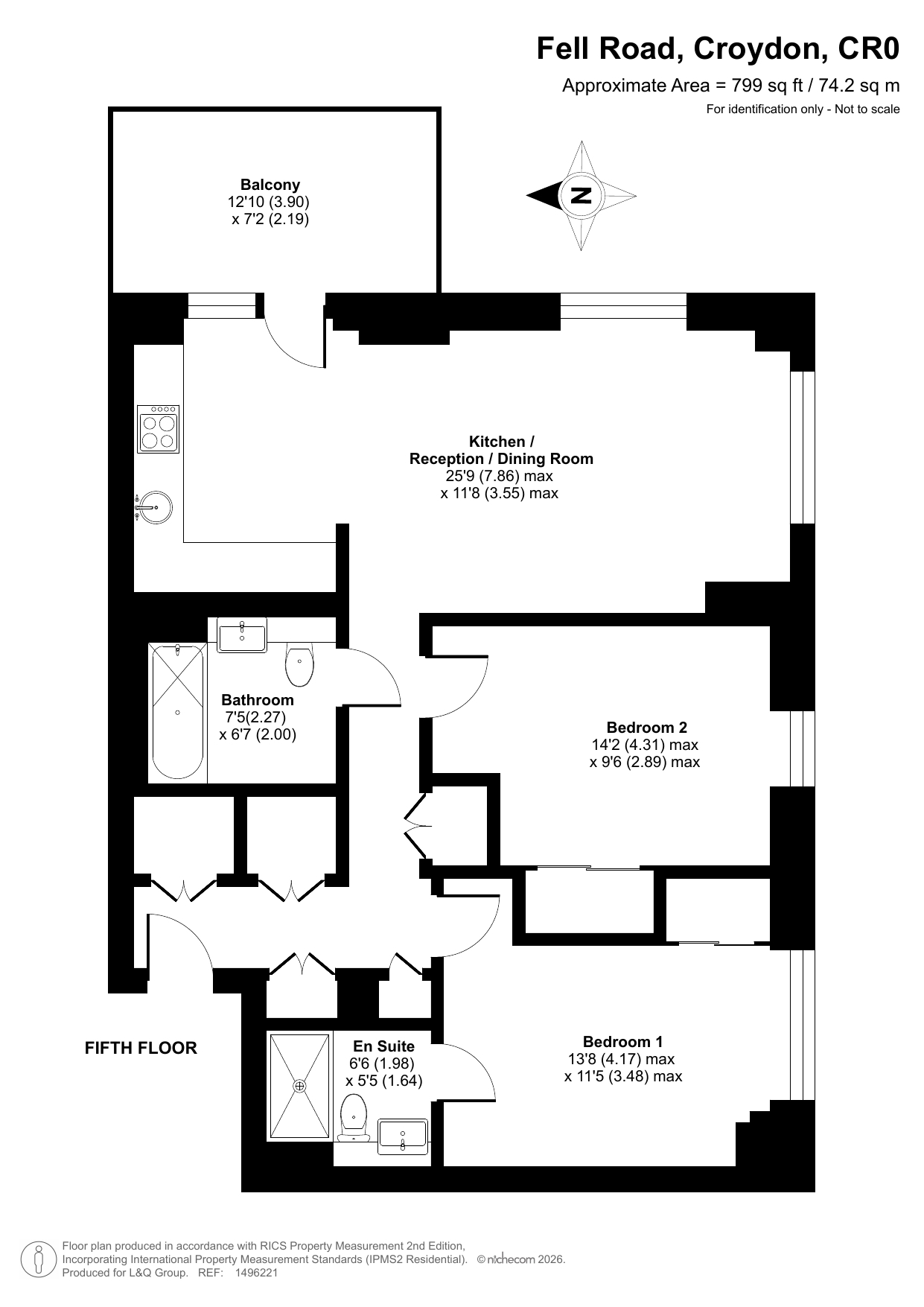 3 Fell Road, Croydon floorplan