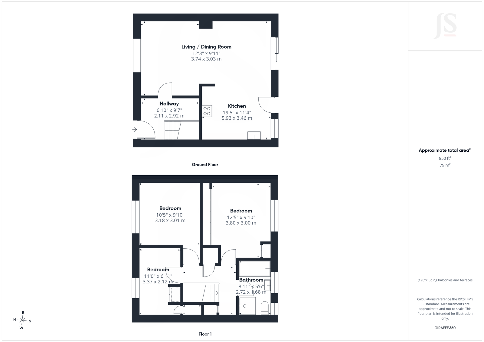 143, The Strand, Worthing floorplan