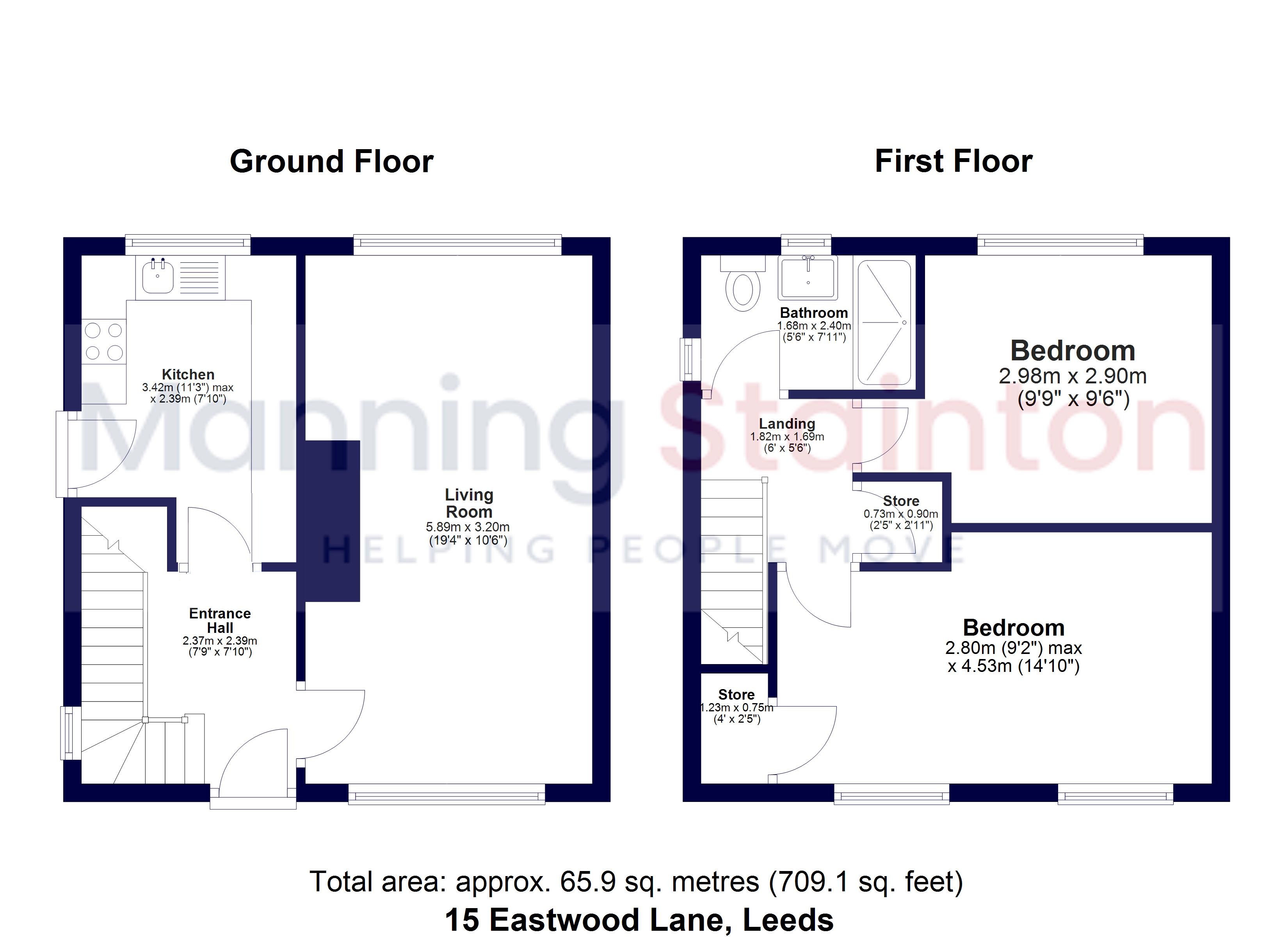 15, Eastwood Lane, Leeds floorplan