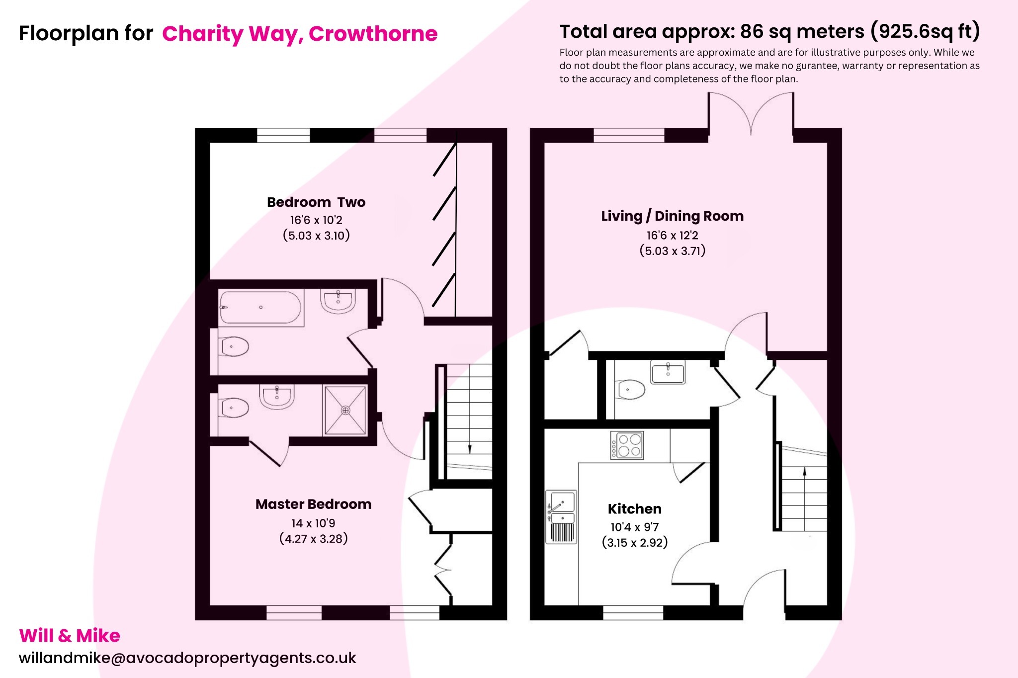Crowthorne, Crowthorne floorplan