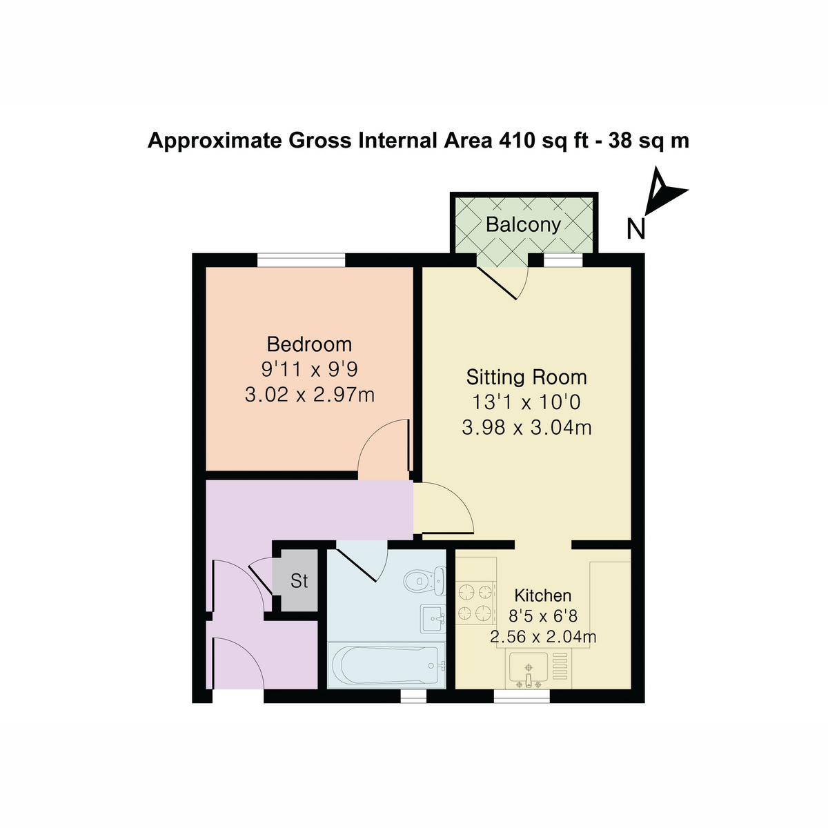 56, Roebuck Court, Didcot floorplan
