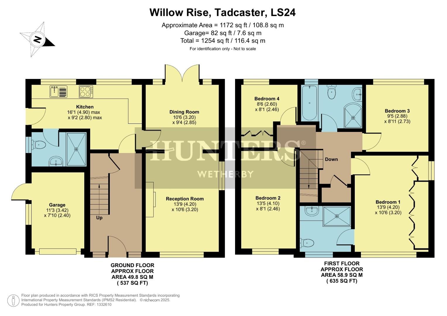 6, Willow Rise, Tadcaster floorplan