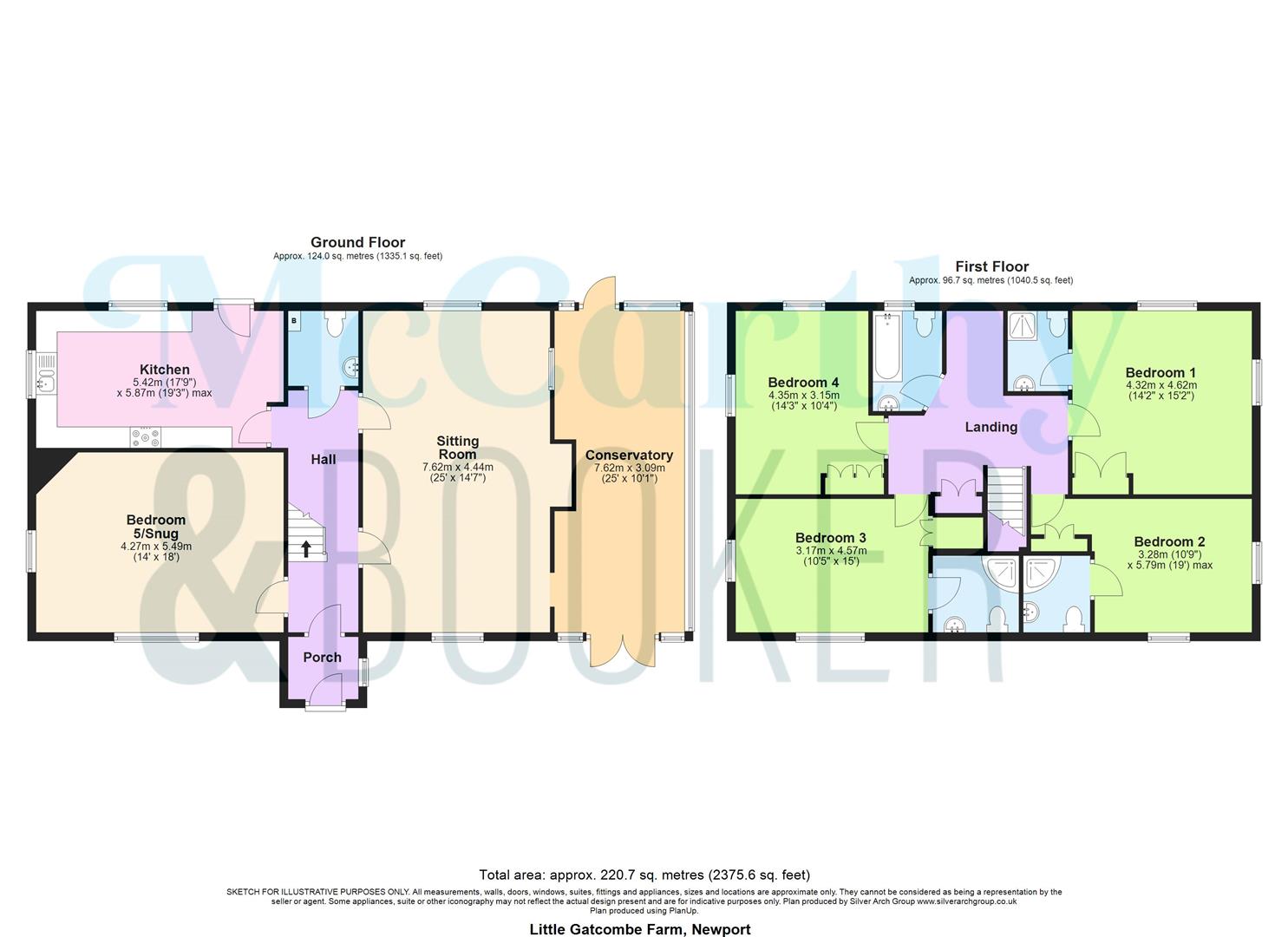 Little Gatcombe Farm, Newbarn Lane, Newport floorplan