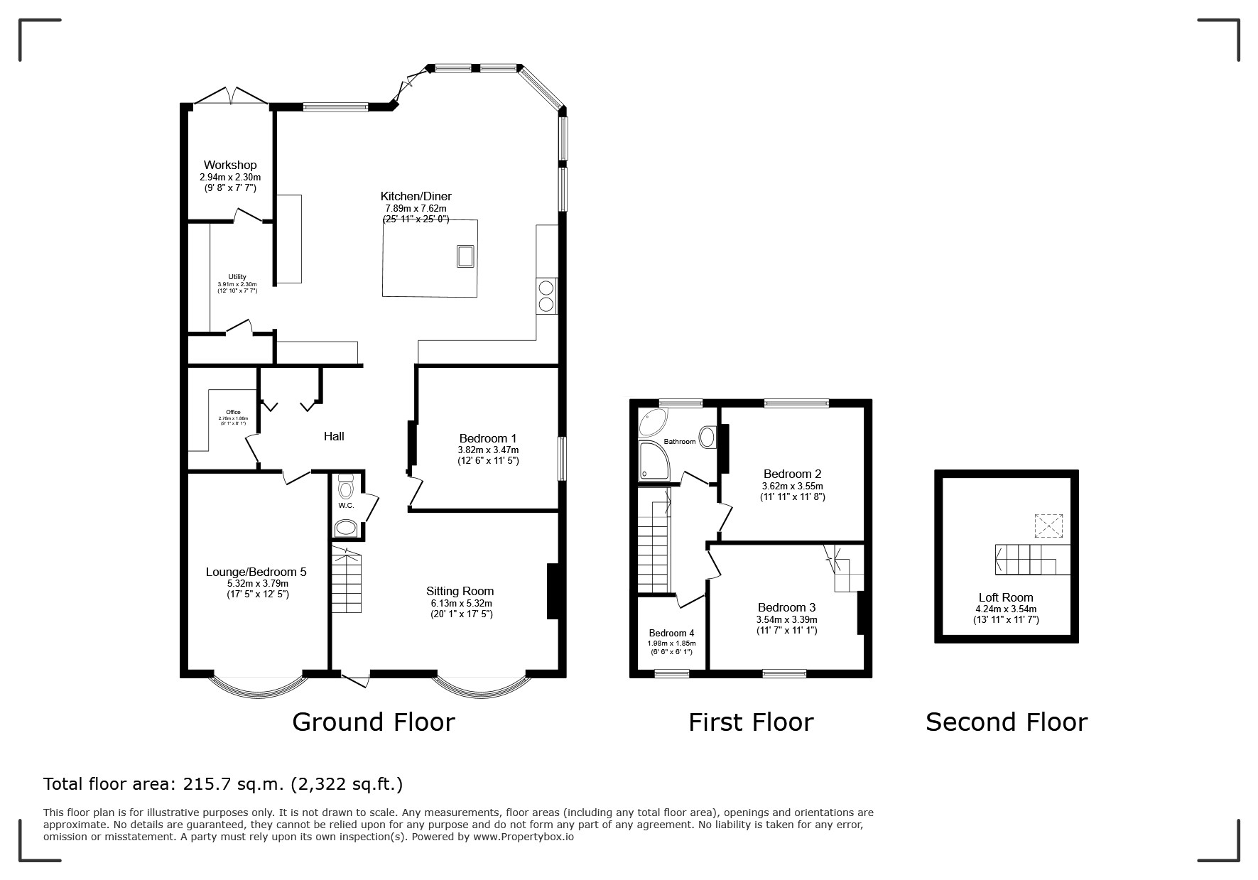 262, Lower Farnham Road, Hampshire floorplan