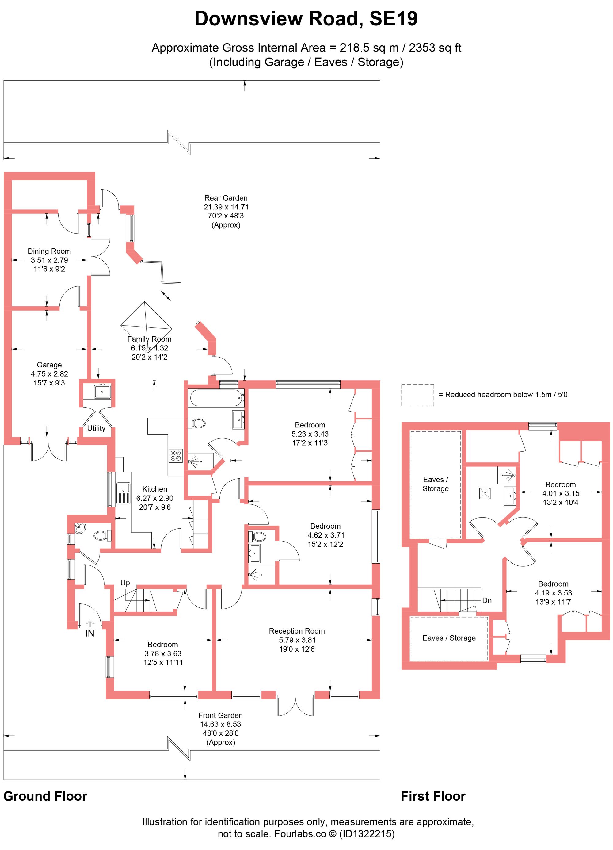 29 Downsview Road, London floorplan