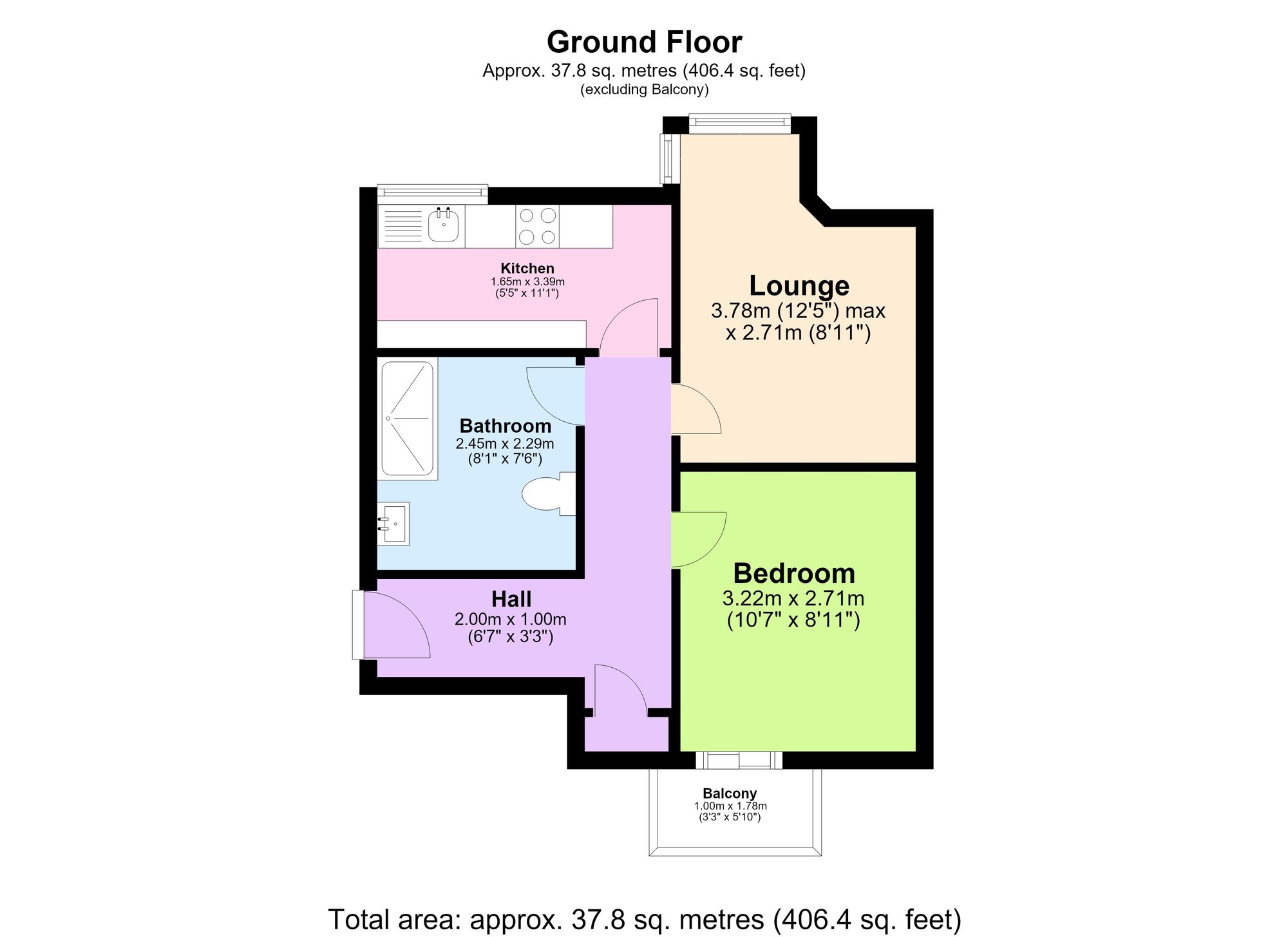 Flat 4, Westerlands Cockington Lane, Torquay floorplan