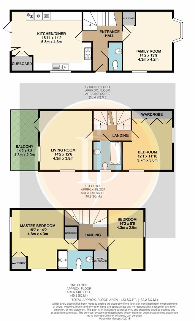 3 Bedrooms End terrace house for sale in Woodman Way, Horley RH6