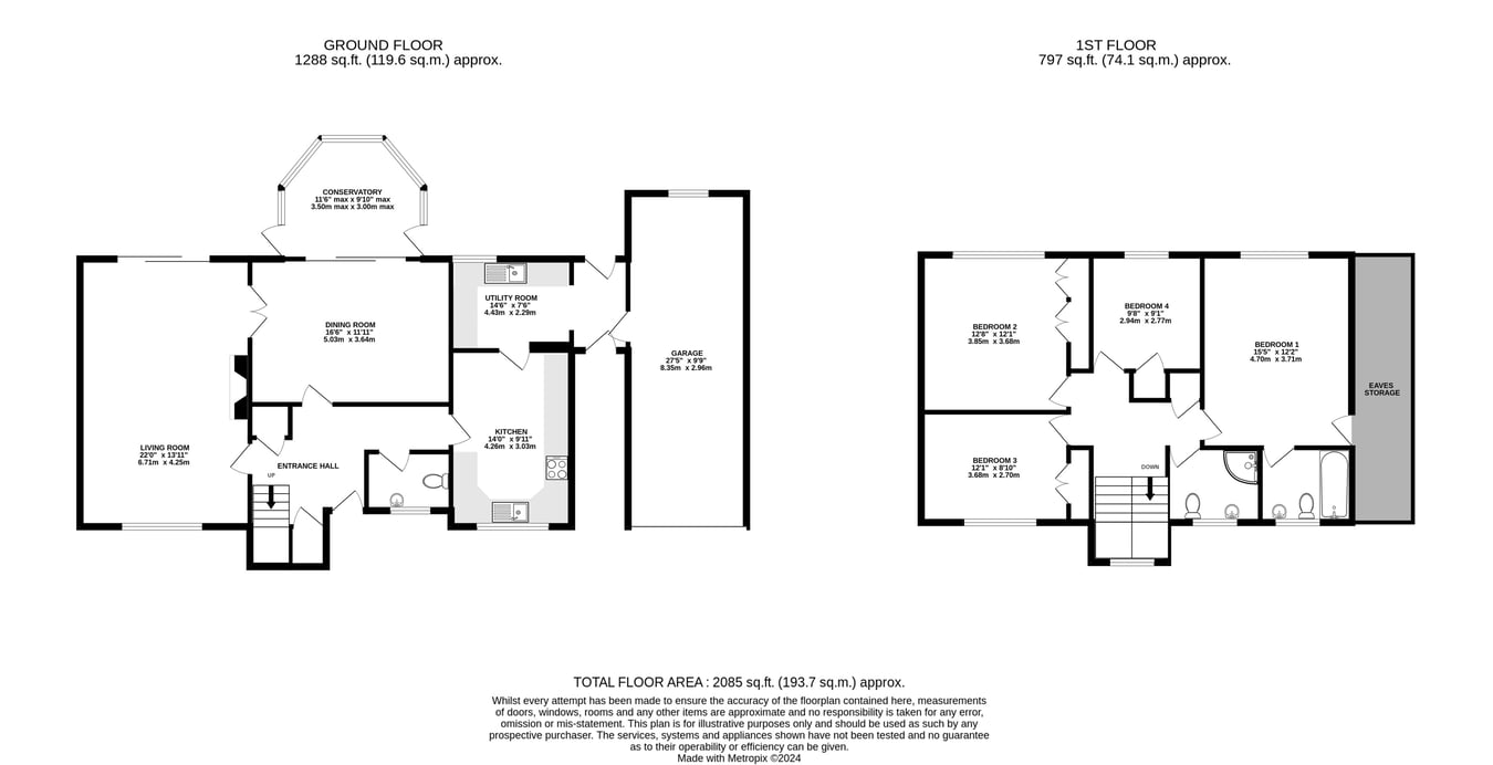 Oakhurst,, Station Road, Farnham floorplan