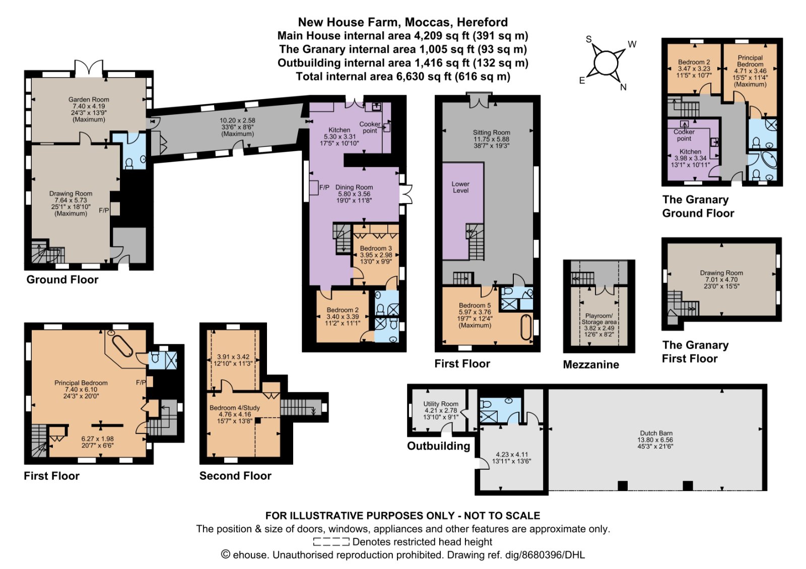 New House Farm,, Moccas, Herefordshire floorplan