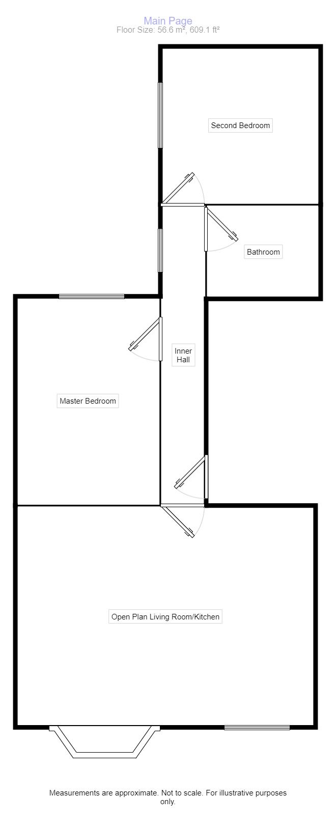 2 Bedrooms Flat for sale in Church Street, Rhyl LL18