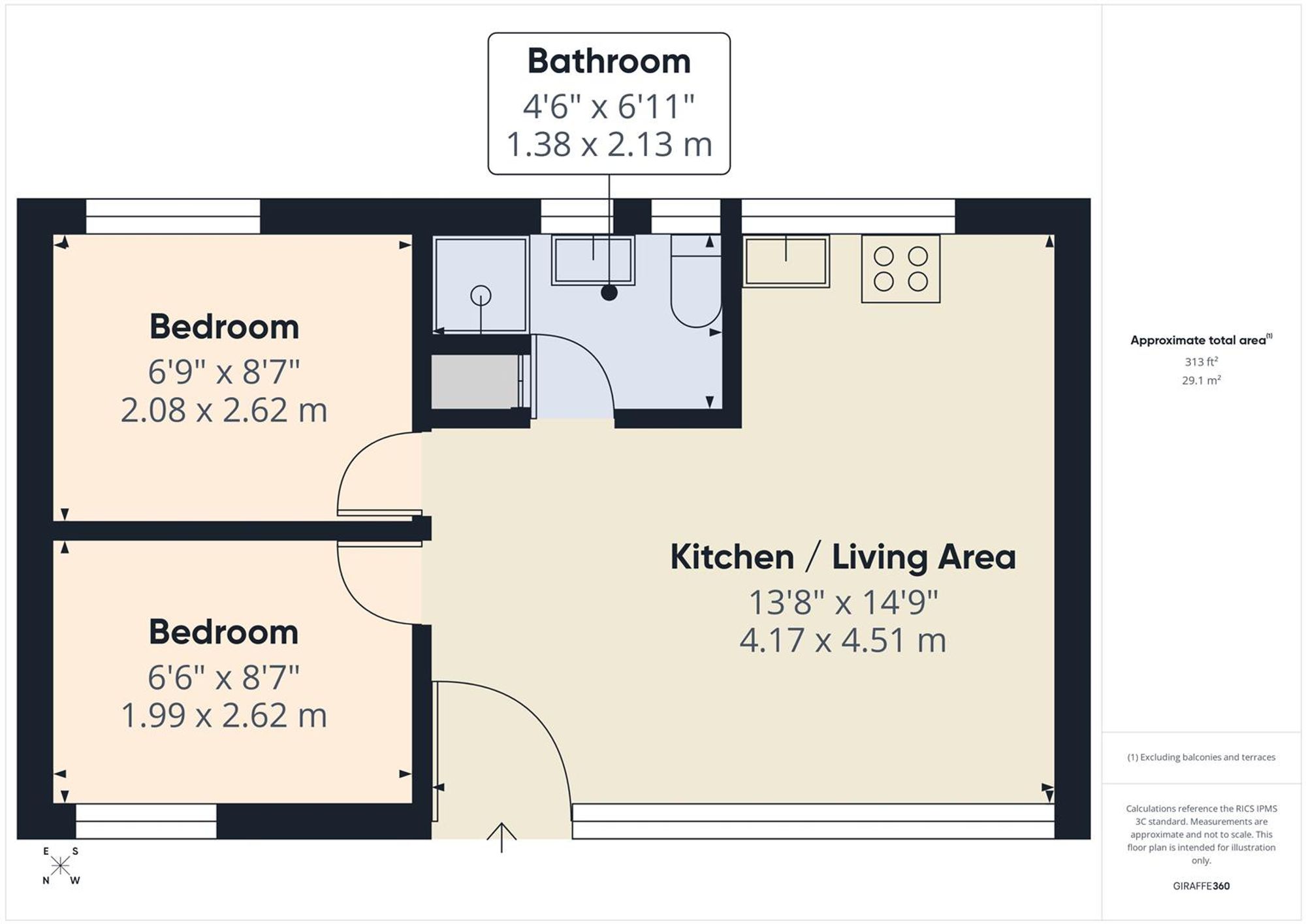 27 Kings Chalet Park Overstrand Road, Cromer floorplan