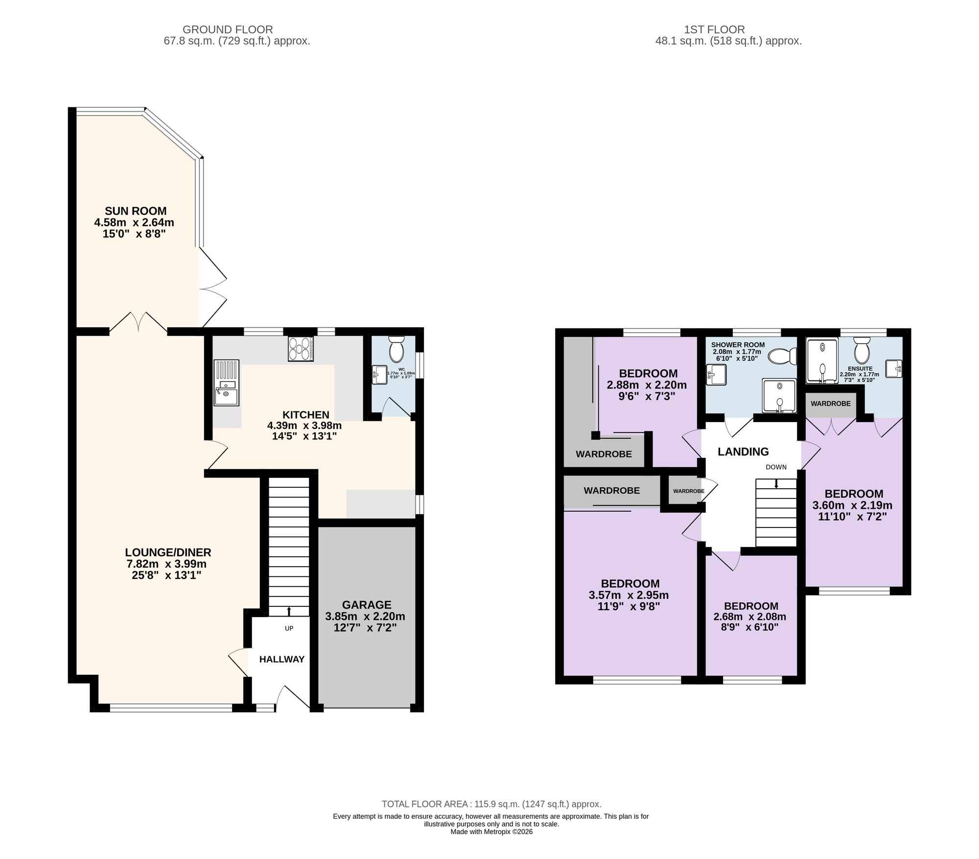 21 Southlands Avenue, Preston floorplan