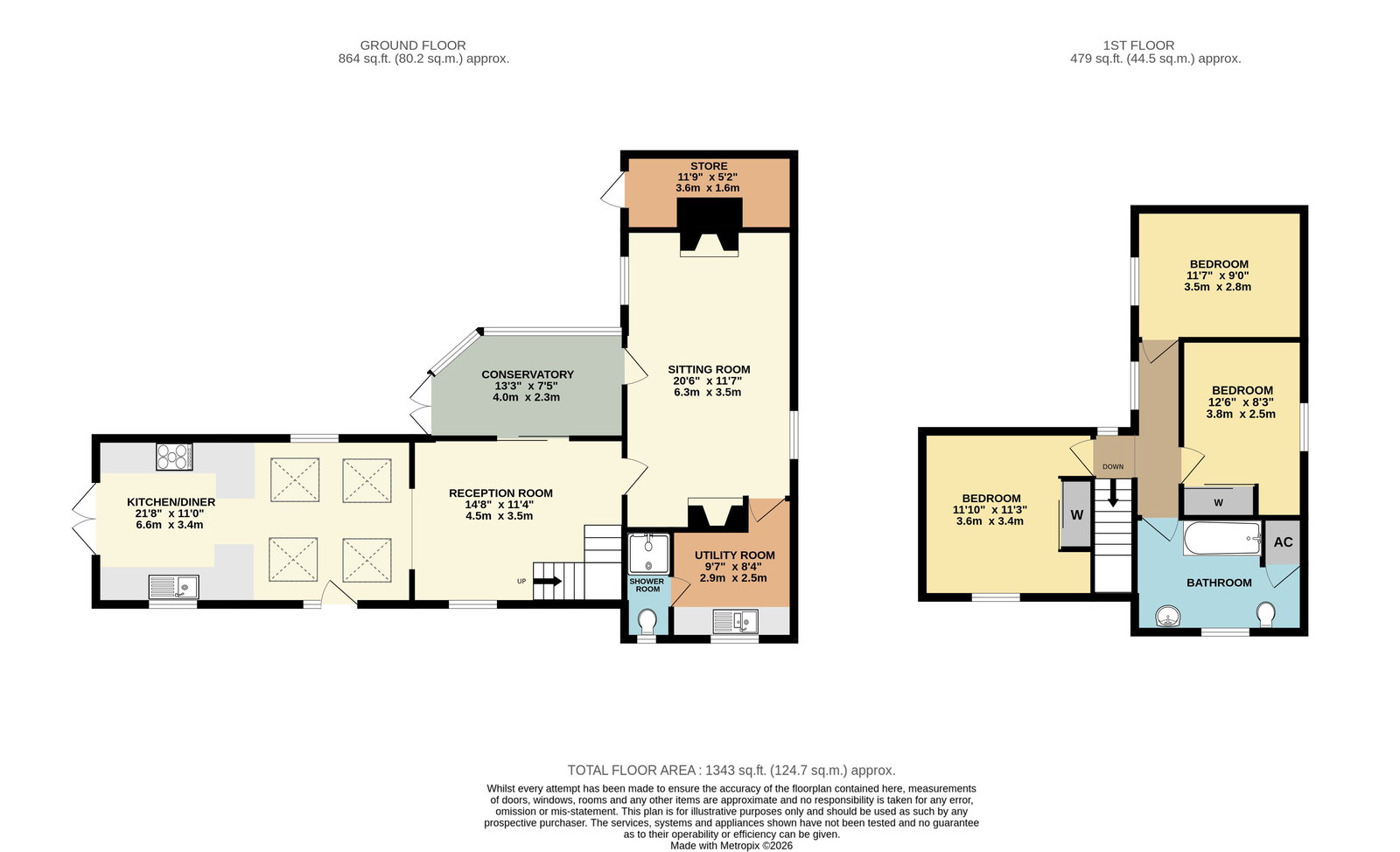 Dingle Cottage, Ledbury floorplan