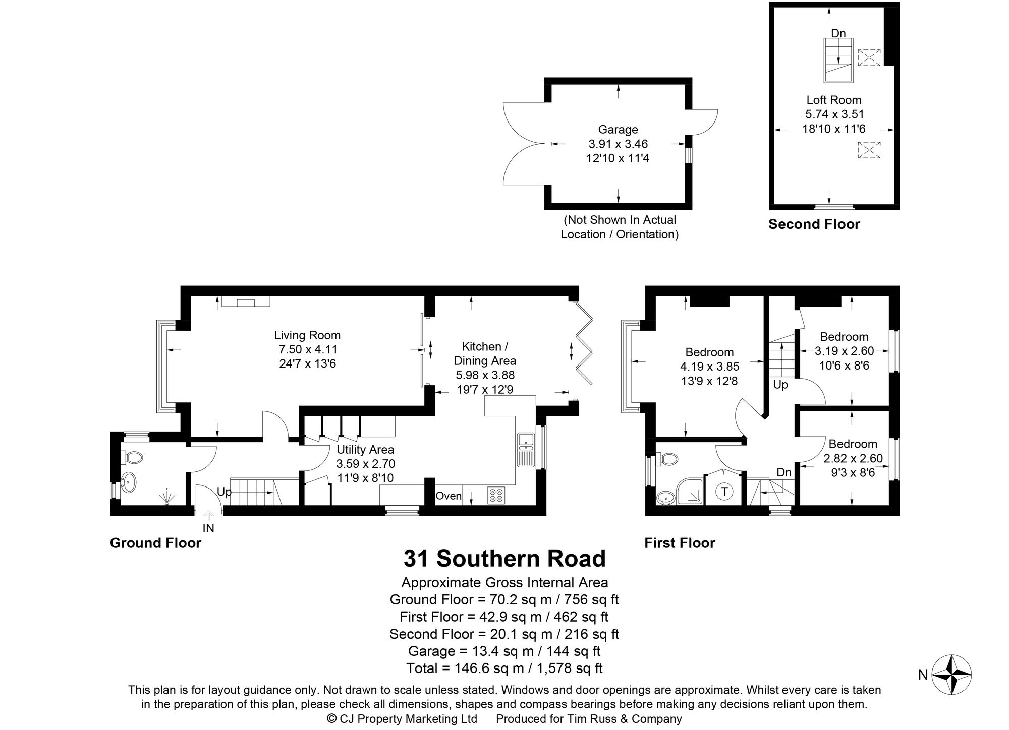 31 Southern Road, Thame floorplan