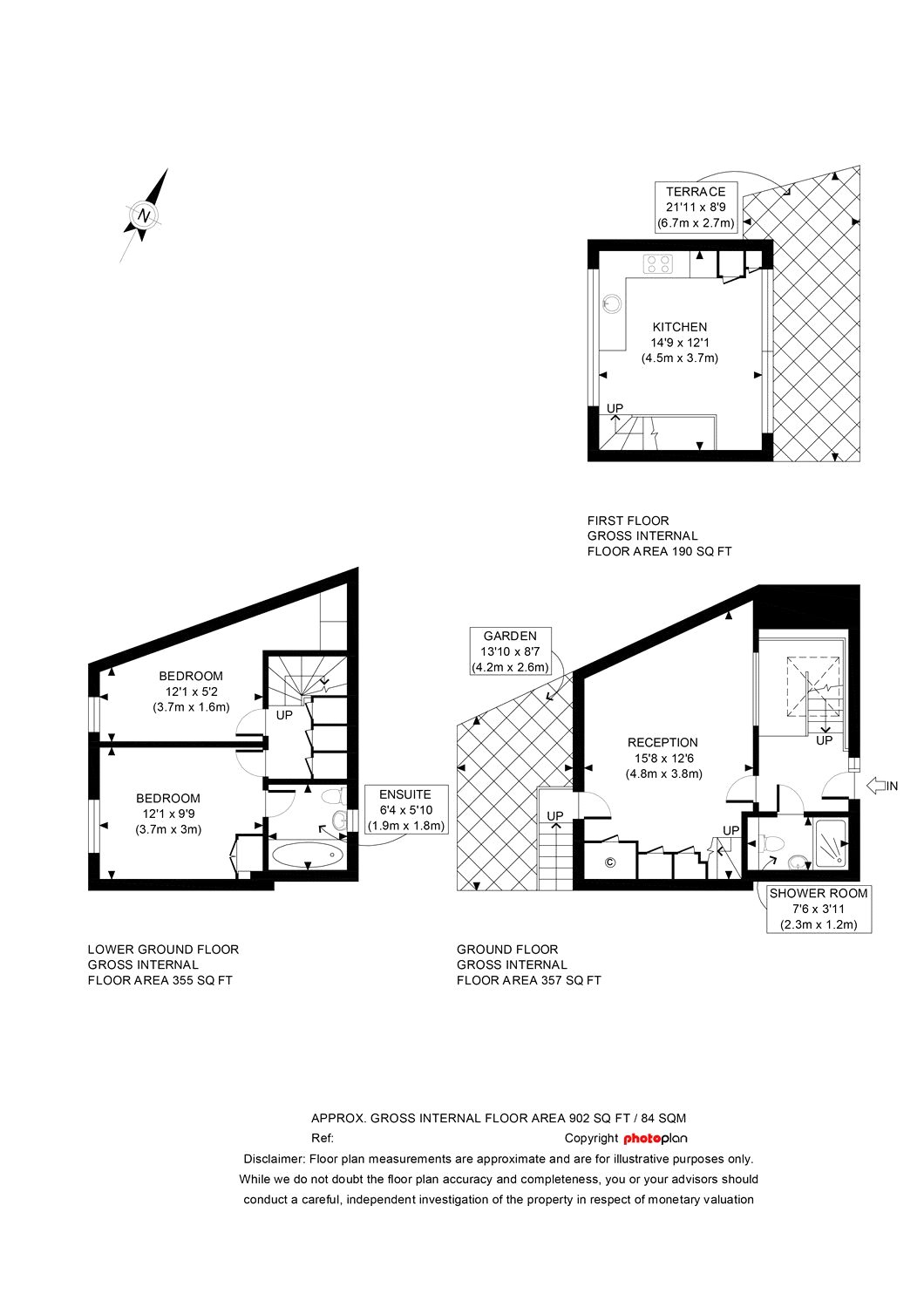 2 Bedrooms Semi-detached house to rent in Hilldrop Crescent, Kentish Town, London N7
