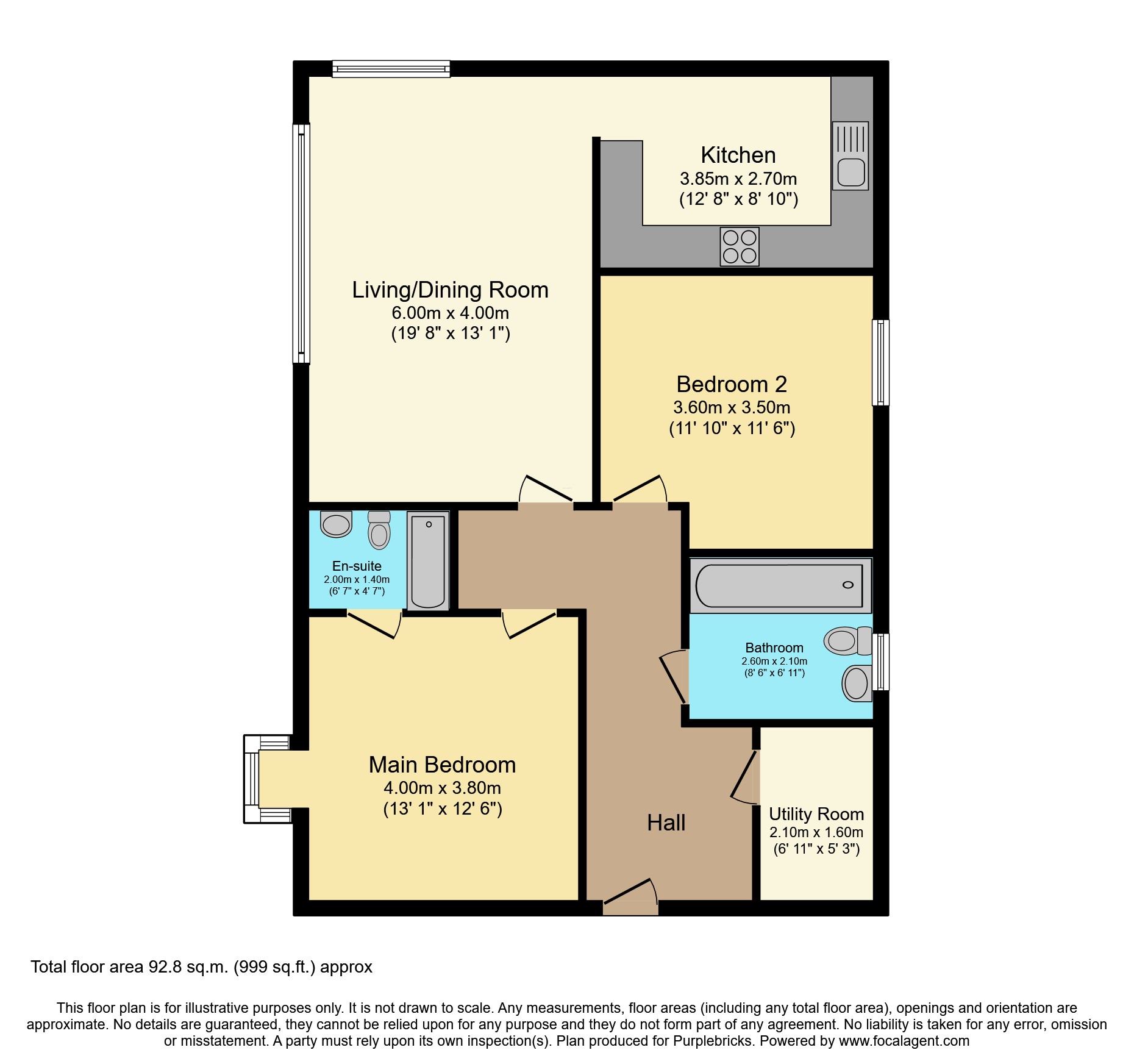 Flat 21, 1 Jordan Street, Manchester floorplan