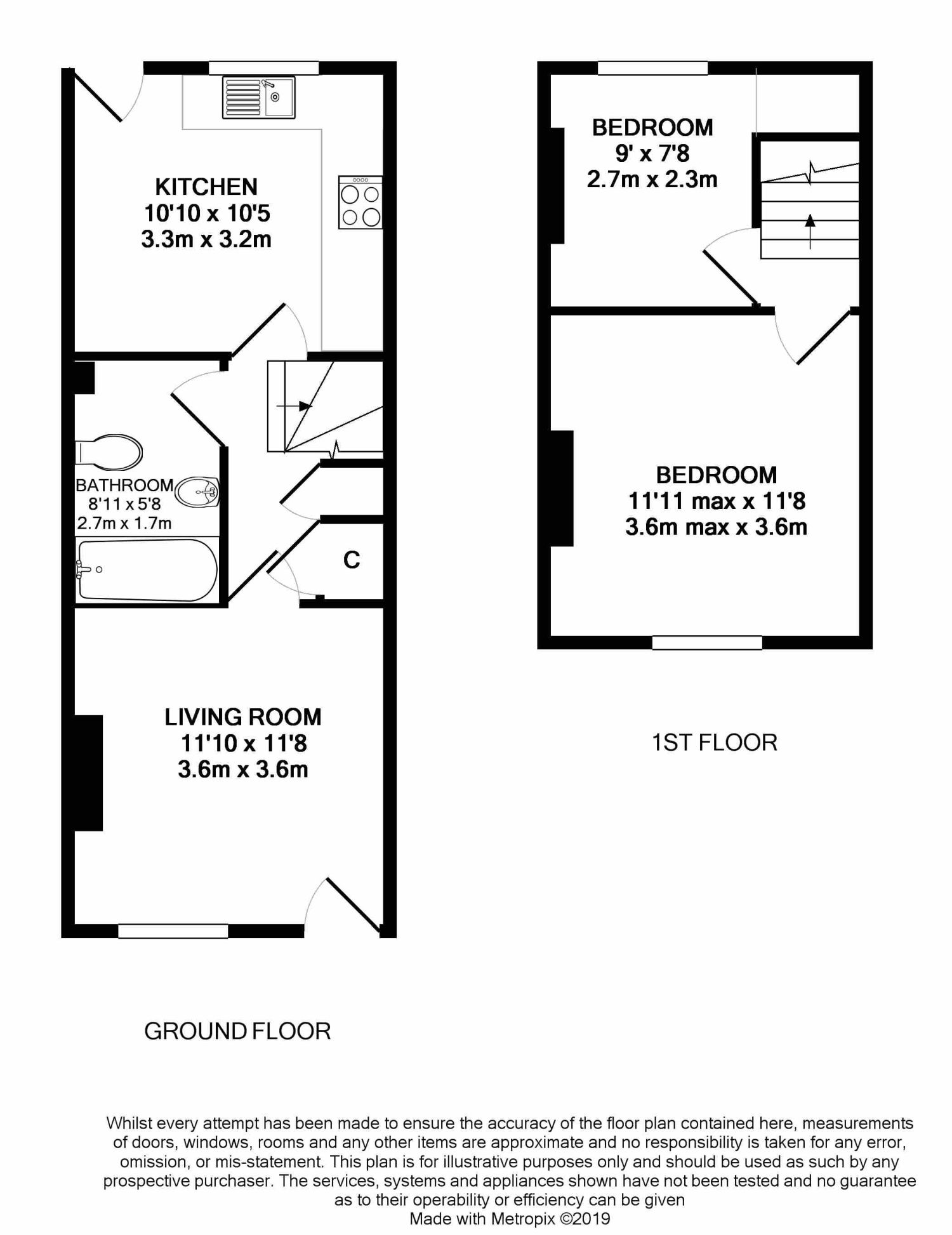2 Bedrooms Terraced house for sale in Charles Street, Brecon LD3