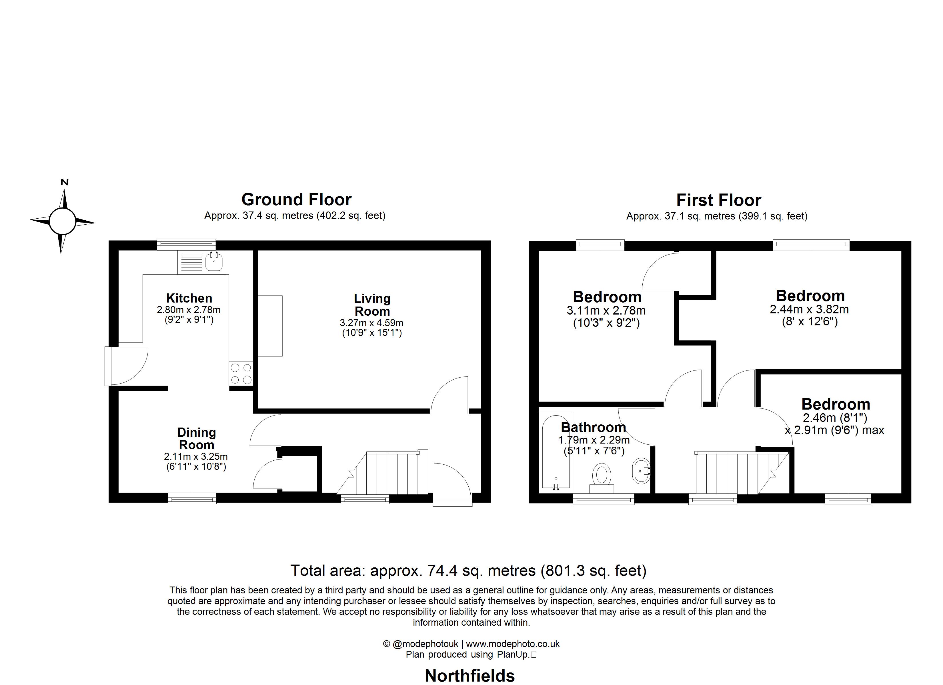 23, Northfields, Cambridge floorplan