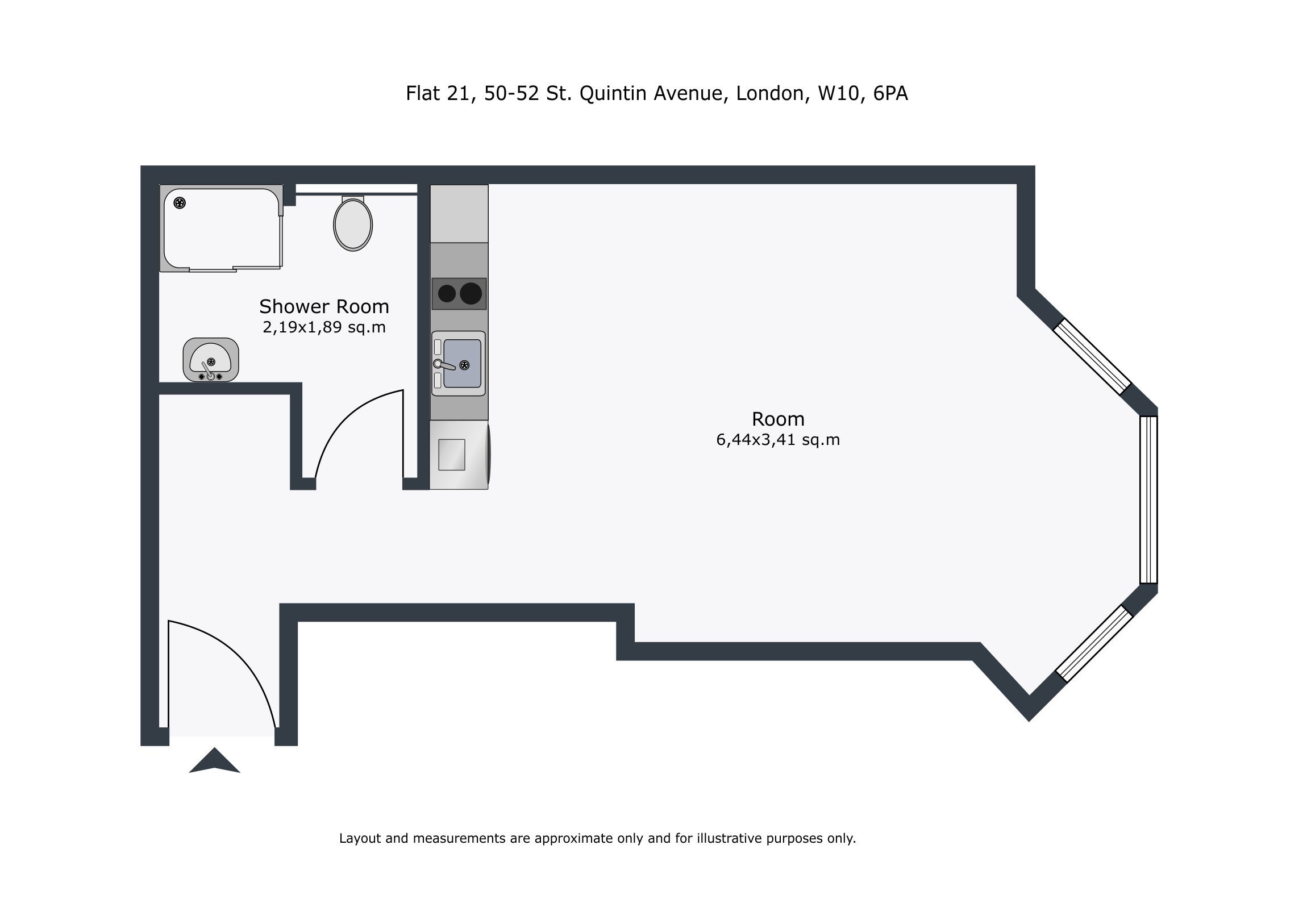 0 Bedrooms Studio to rent in 50-52, St Quintin Avenue, London W10