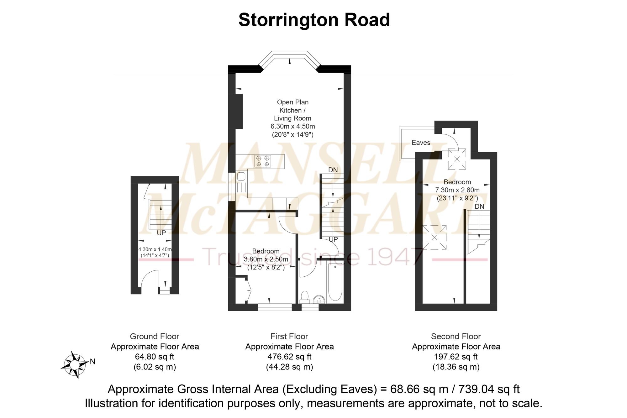 Flat 1, The Flower Corner Storrington Road, Pulborough floorplan