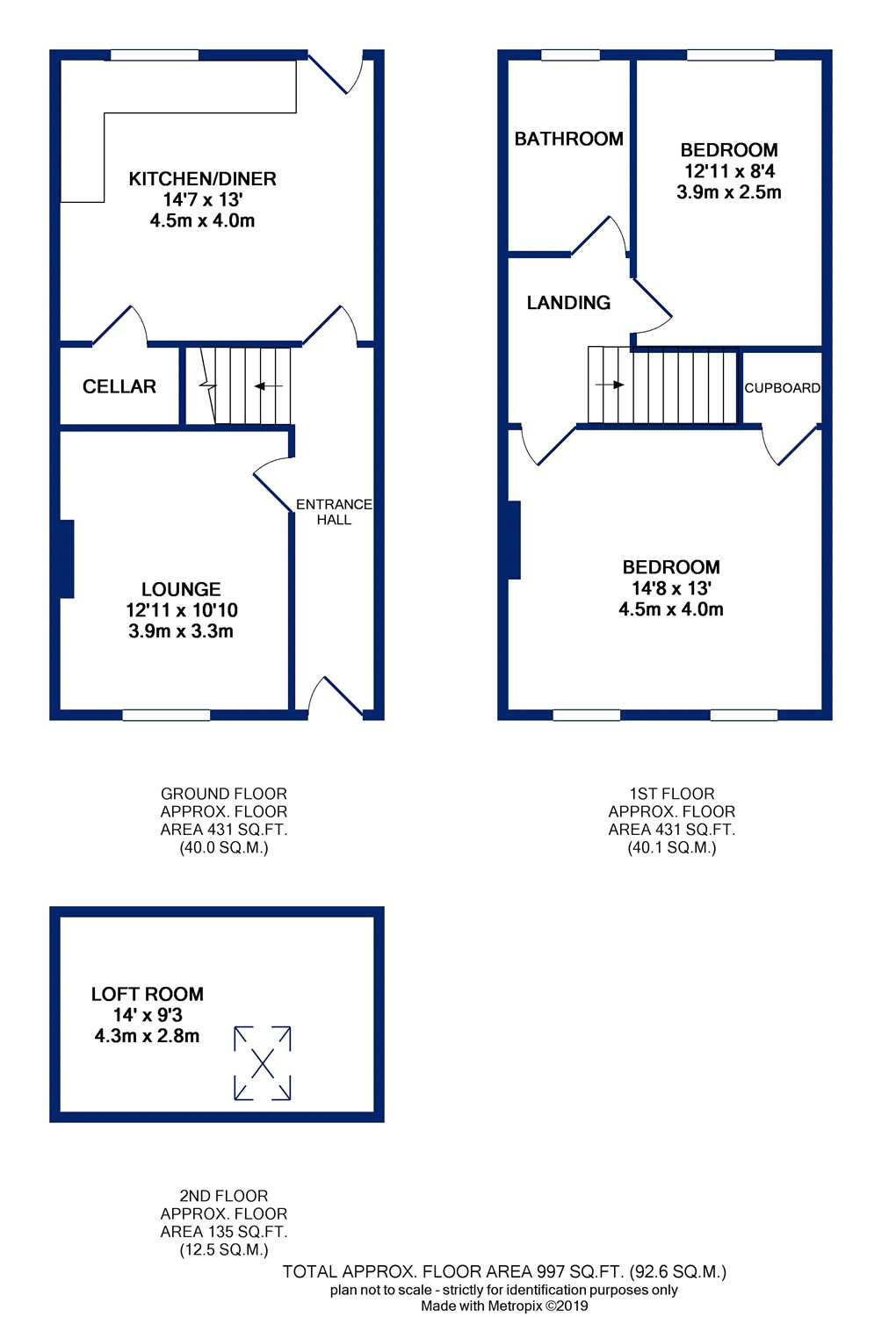 2 Bedrooms Terraced house for sale in Elm Tree Street, Wakefield, West Yorkshire WF1