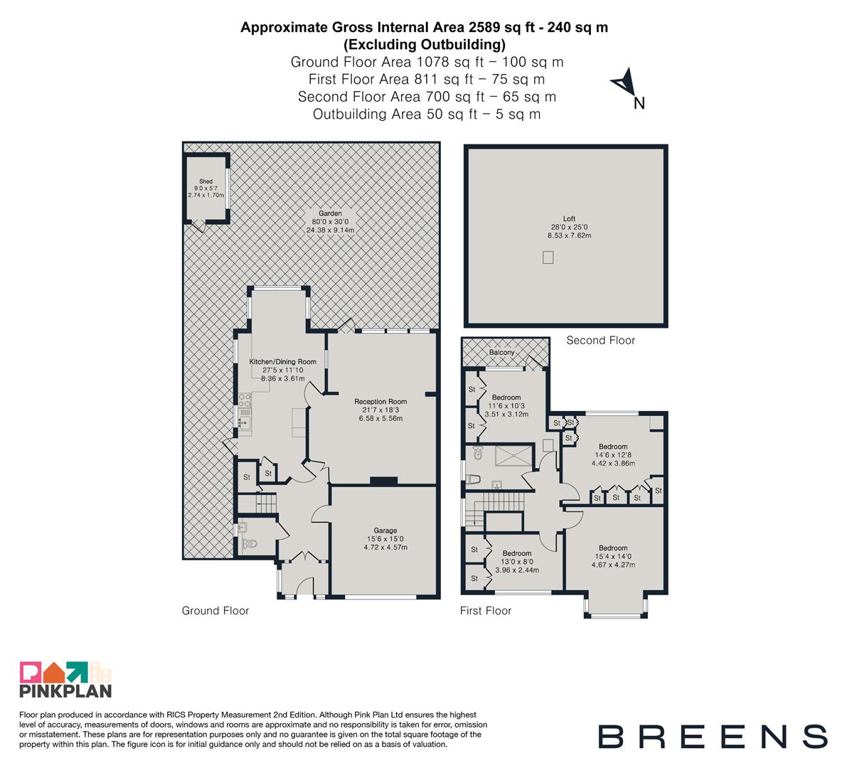 58, Marlborough Road, London floorplan