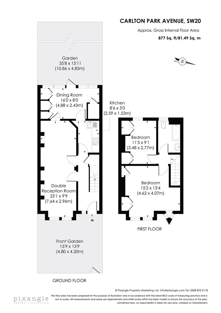 Carlton Park Avenue, Raynes Park floorplan