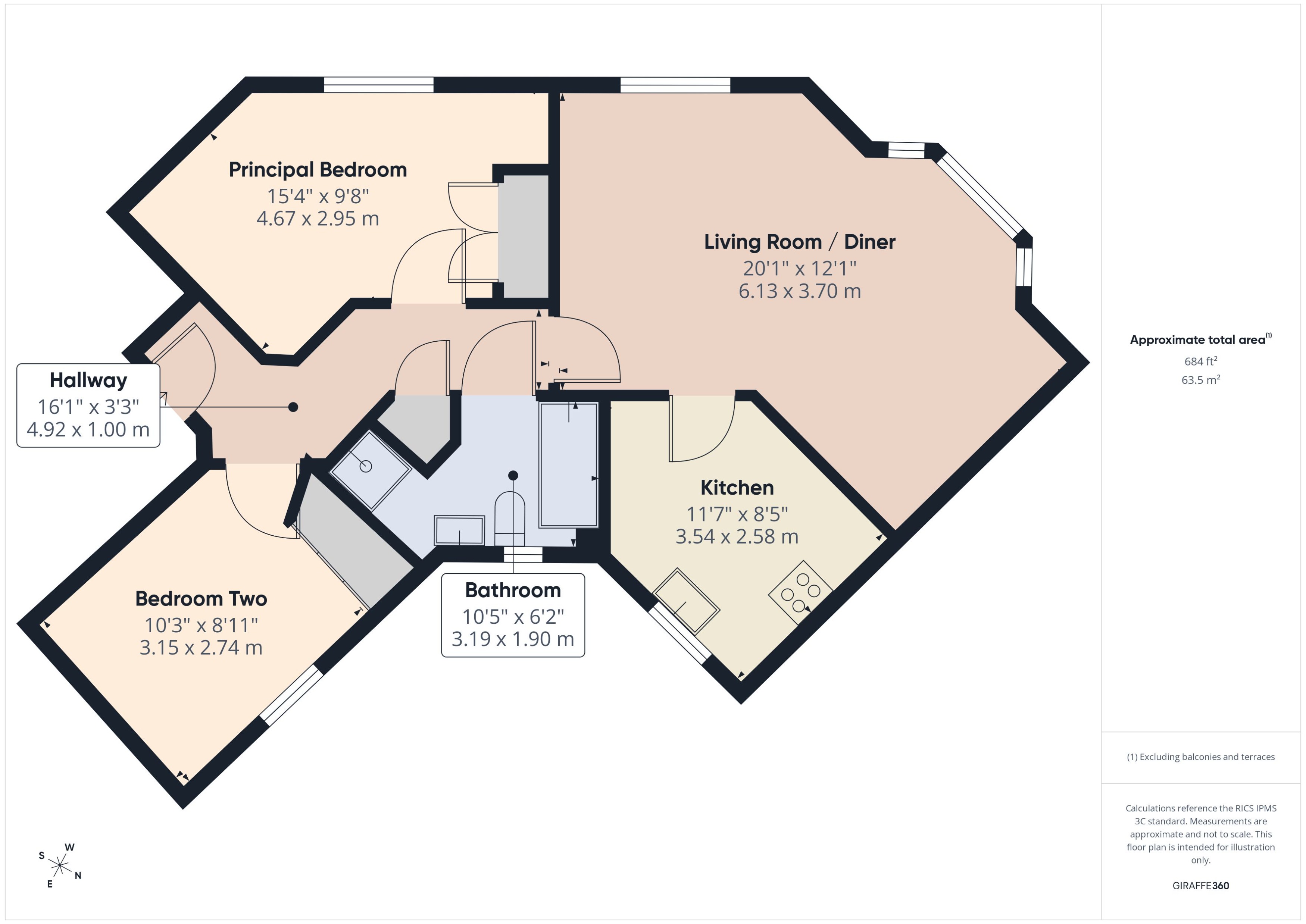 46, Greyhound Chase, Ashford floorplan