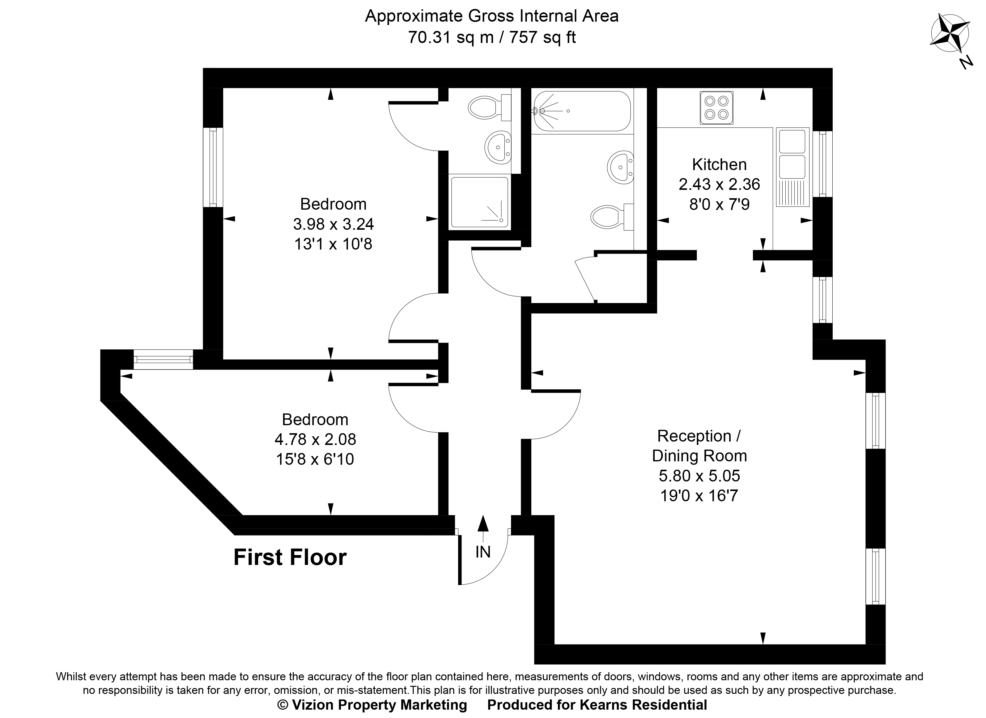 109, Admiralty Close, West Drayton floorplan