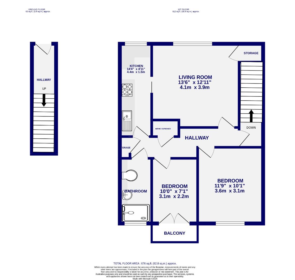 22, Heslington Court, York floorplan