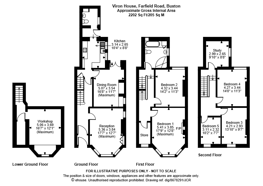 Viron House, Fairfield Road, Derbyshire floorplan