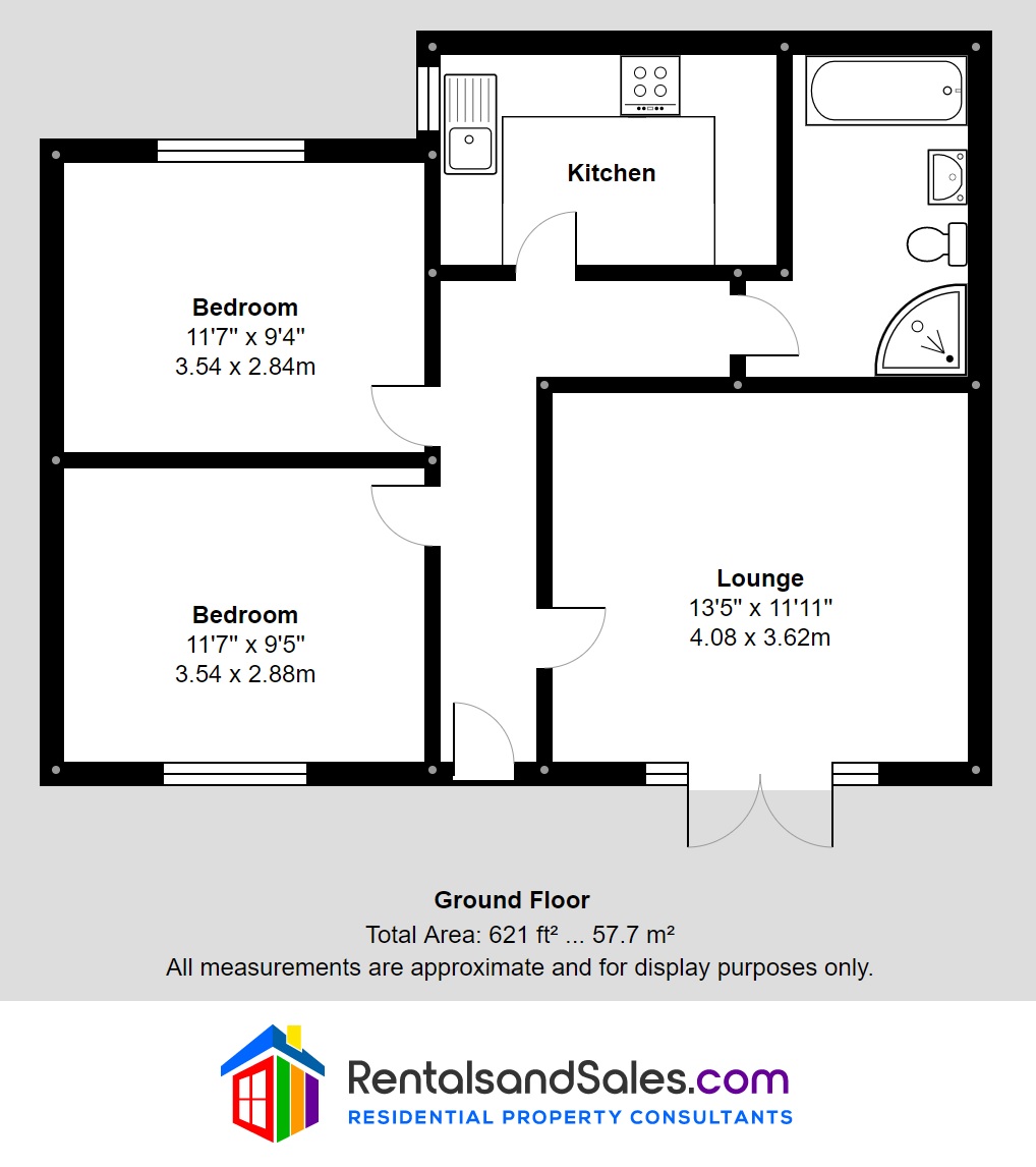 2 Bedrooms Flat to rent in Queens Road, London SW19