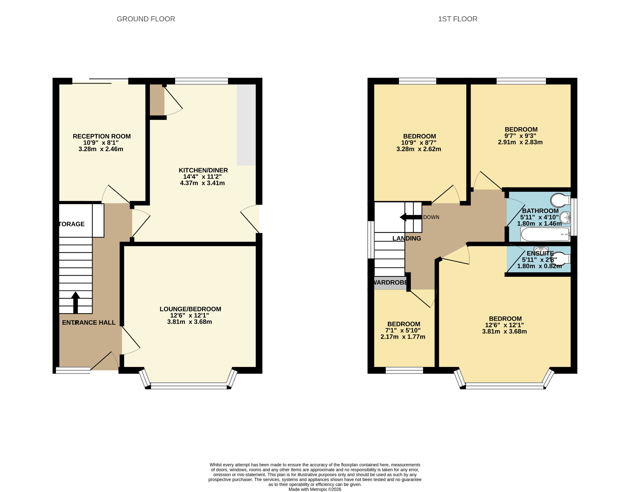 32 Bingham Road, Bournemouth, Dorset floorplan