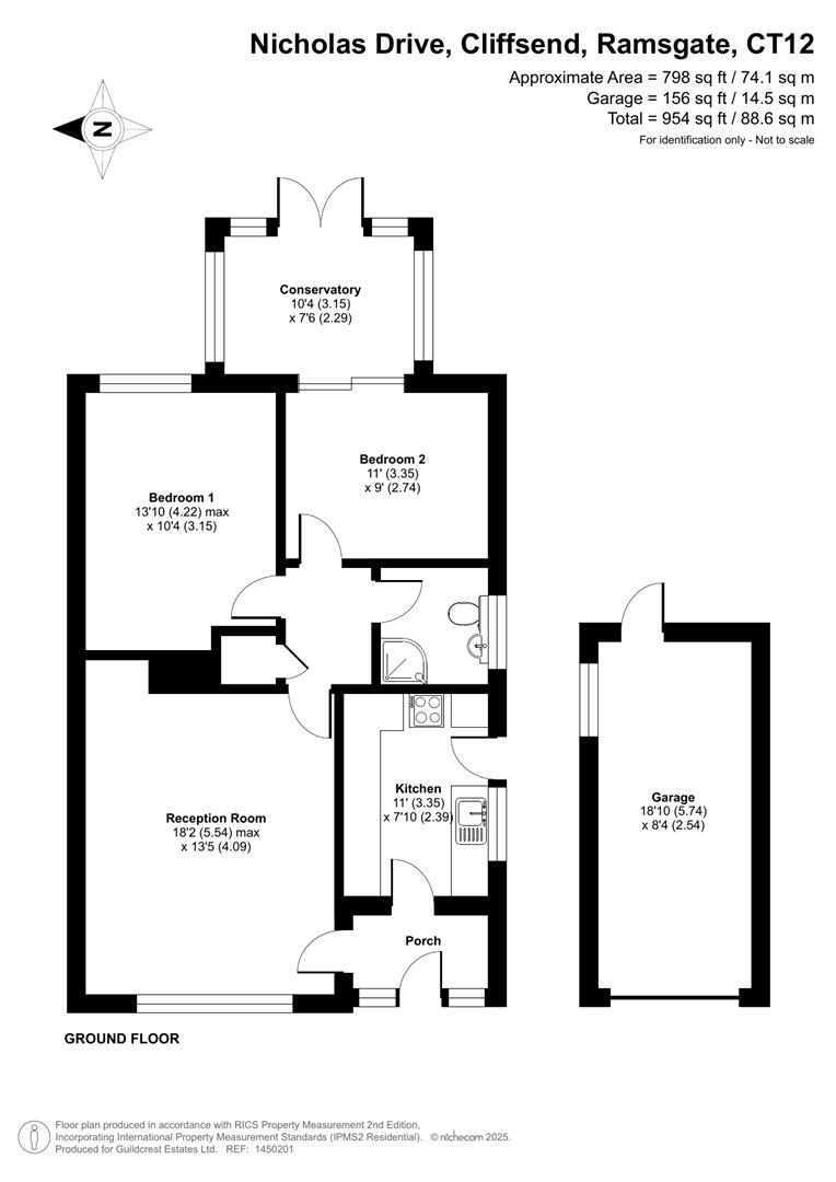 9, Nicholas Drive, Ramsgate floorplan