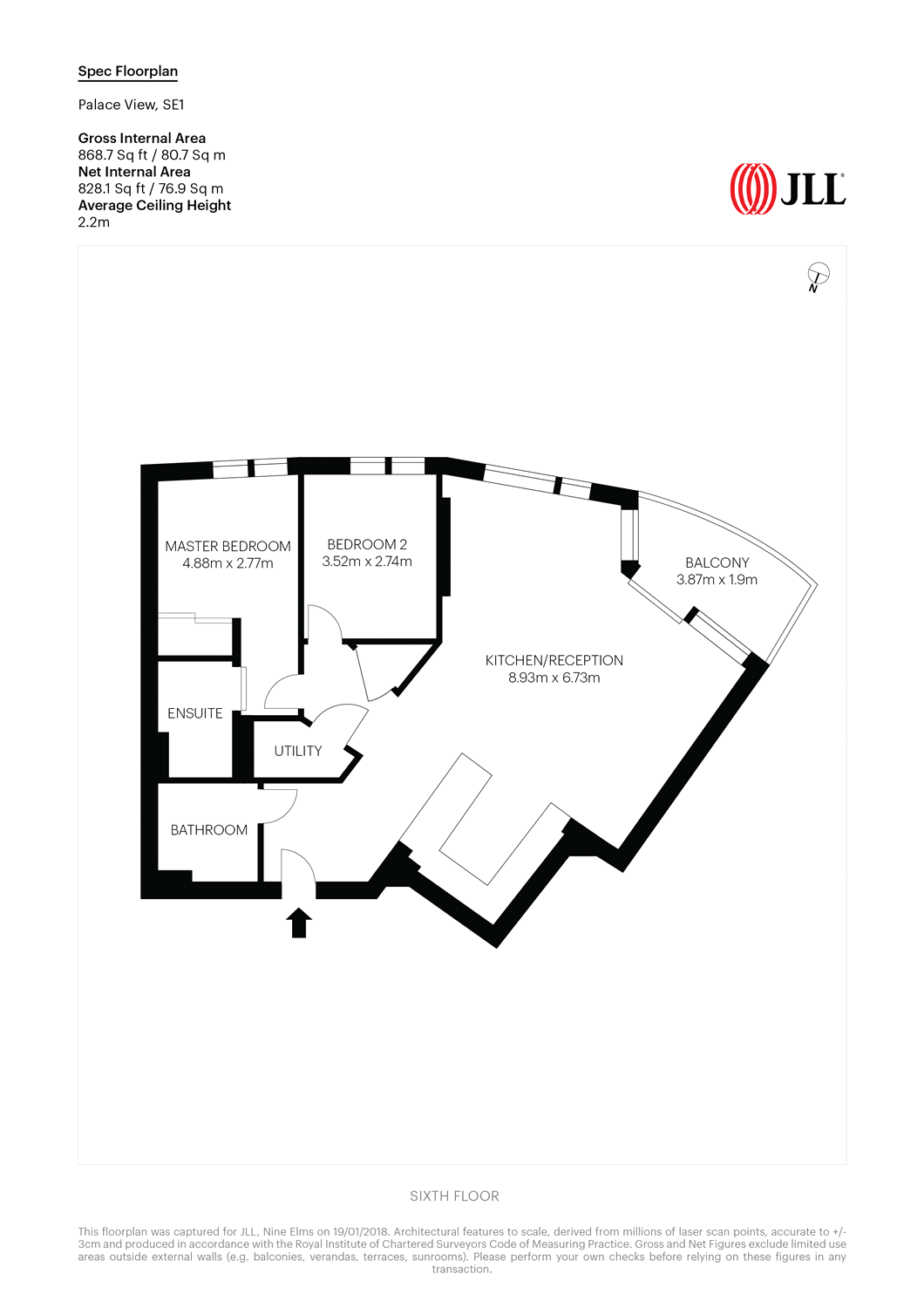 2 Bedrooms Flat to rent in Palace View, 1 Lambeth High Street, London SE1