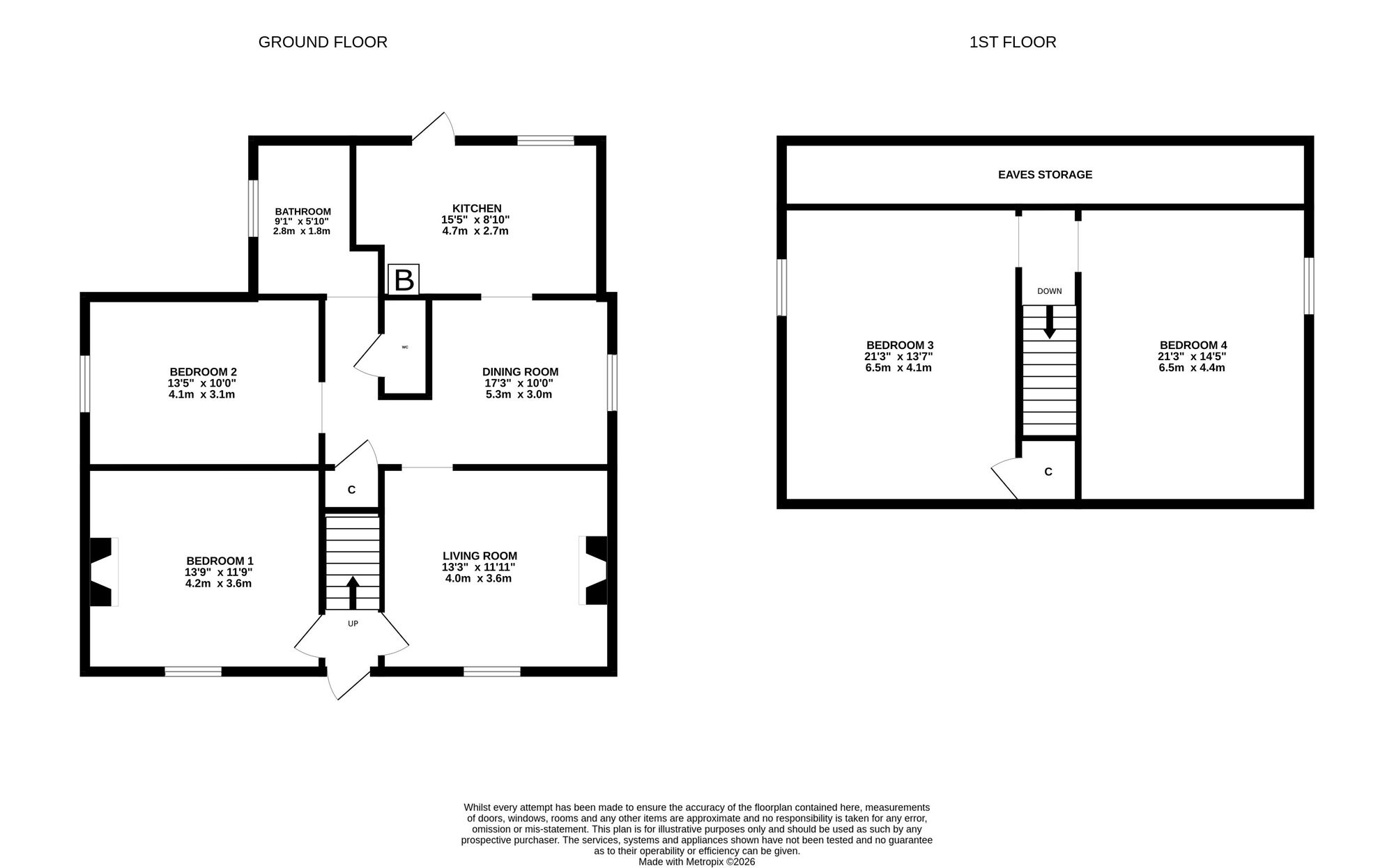 129 Mill Road, Bathgate floorplan