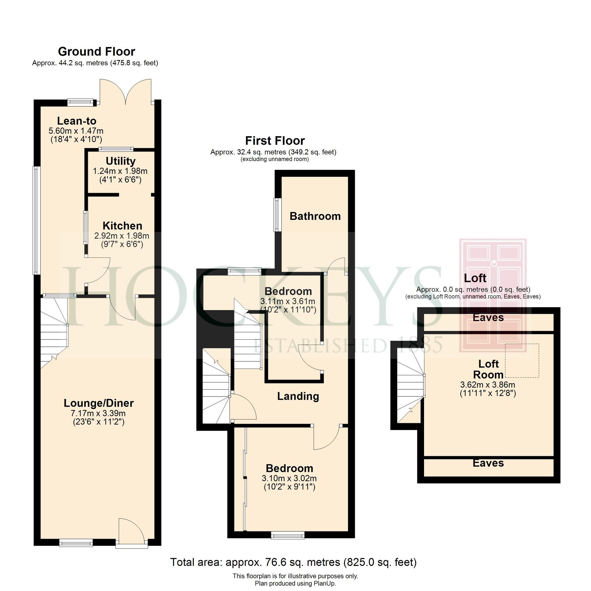 55 Brookfields, Cambridge floorplan