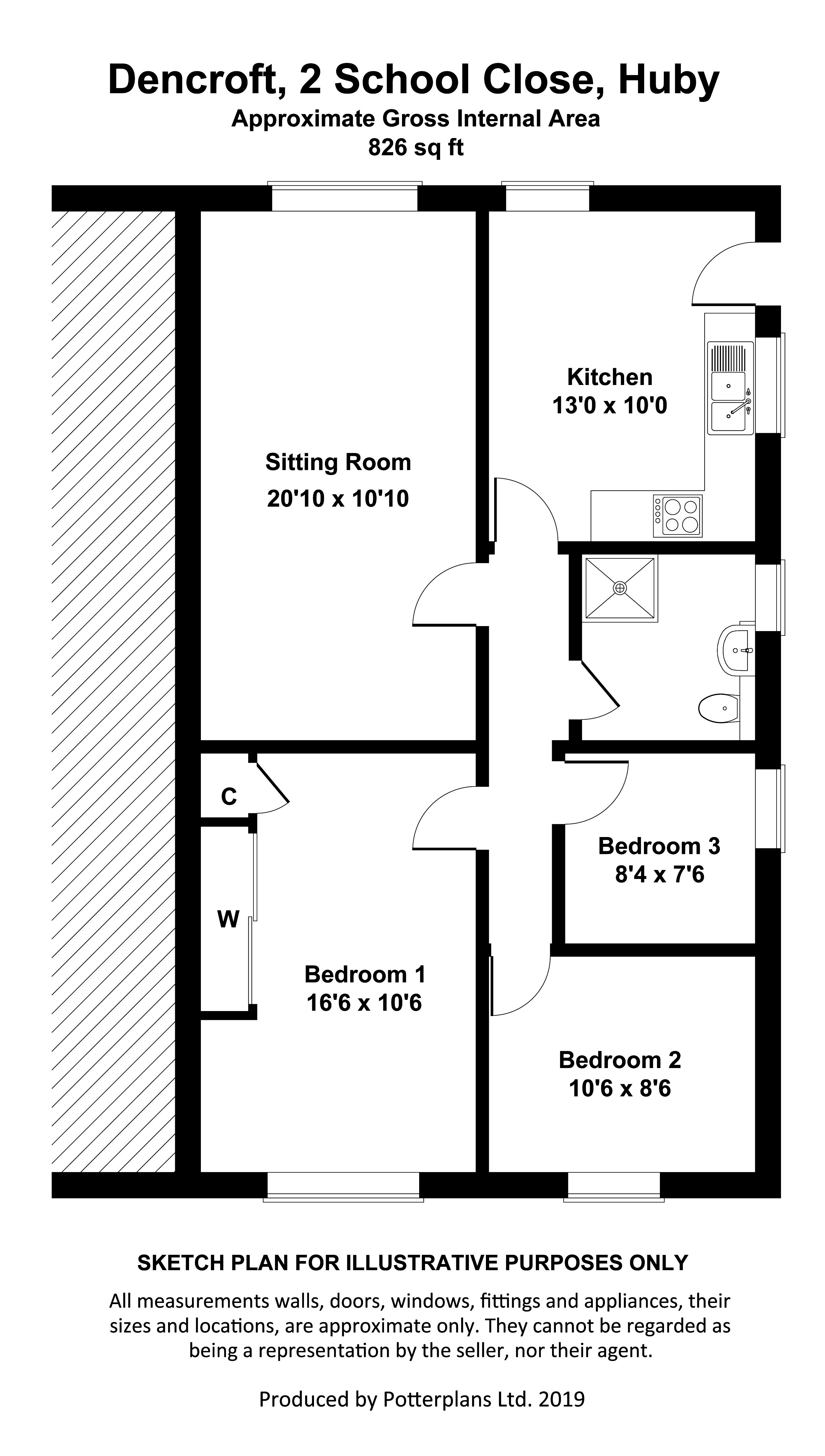 3 Bedrooms Semi-detached bungalow for sale in School Close, Huby, York YO61