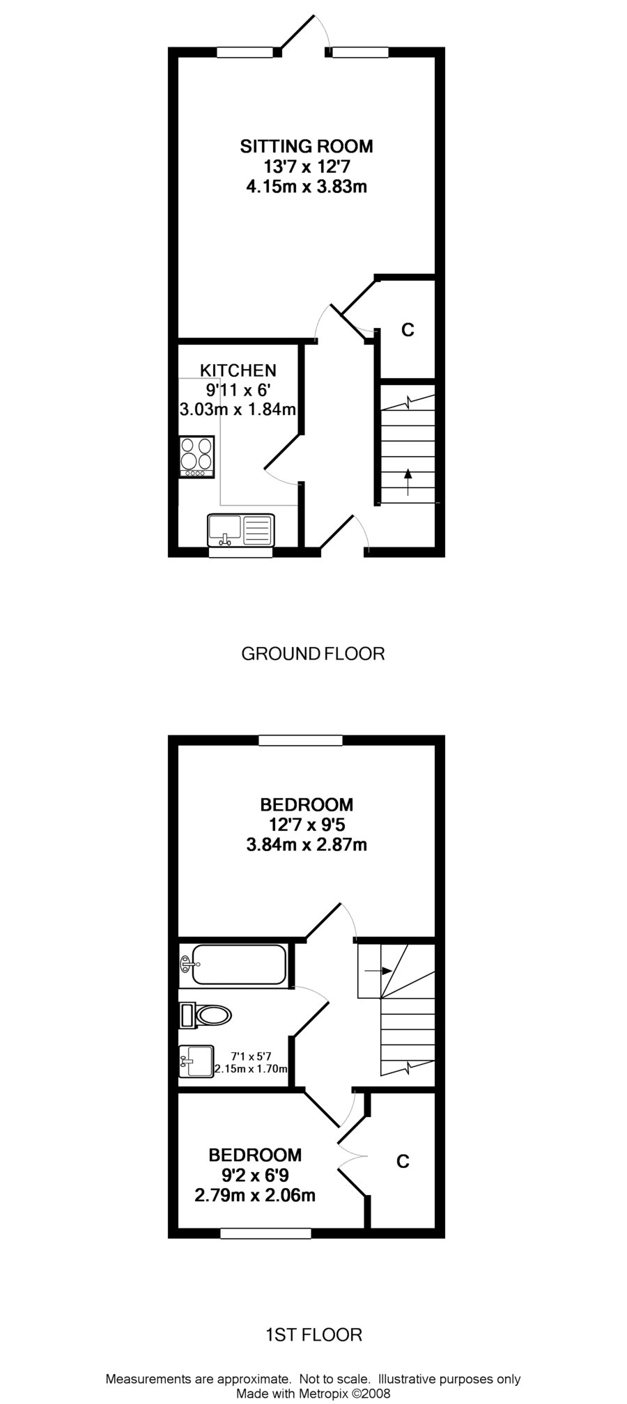 2 Bedrooms Terraced house to rent in Anna Pavlova Close, Abingdon OX14