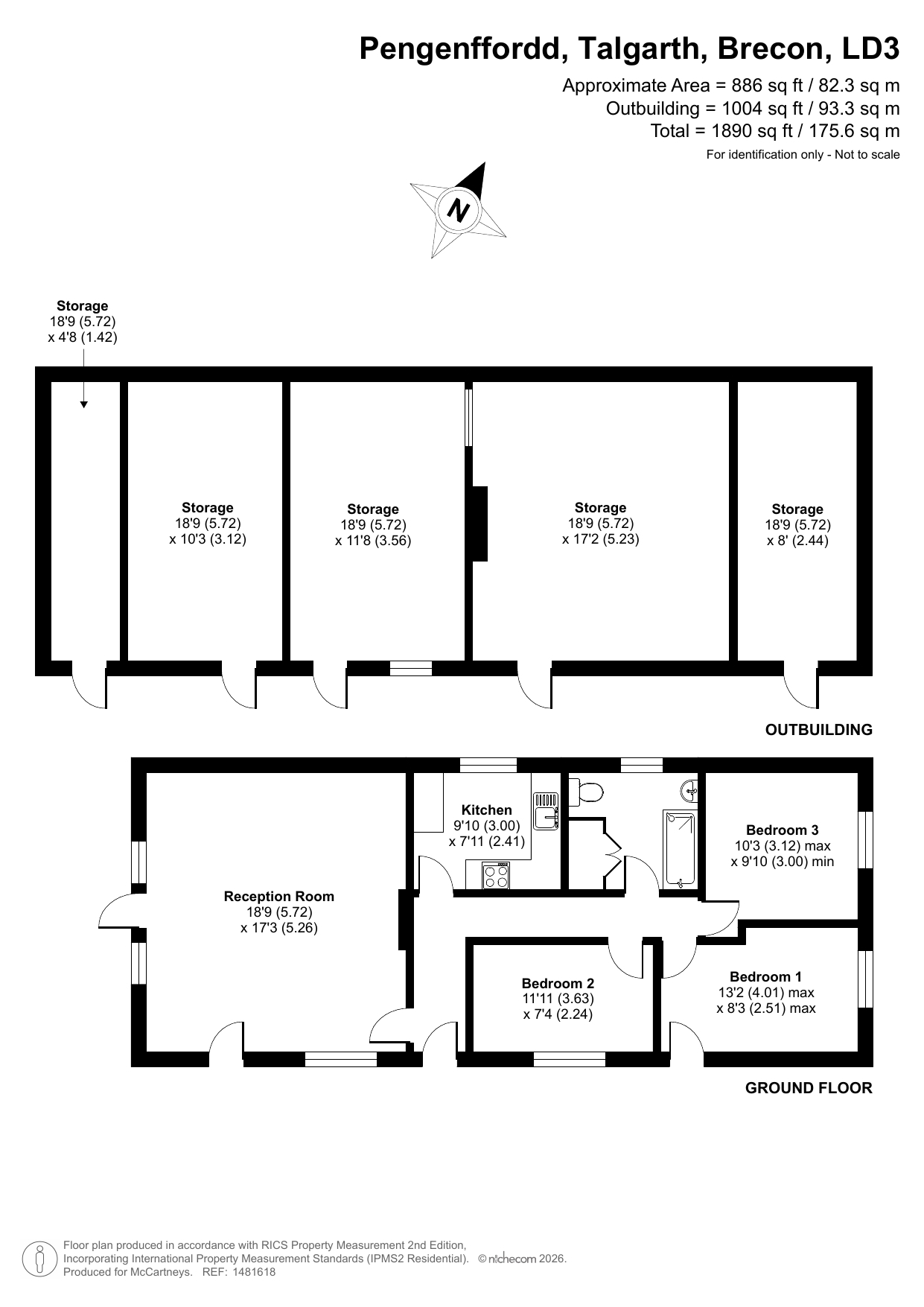 Granary Cottage,, Pengenffordd, Brecon floorplan