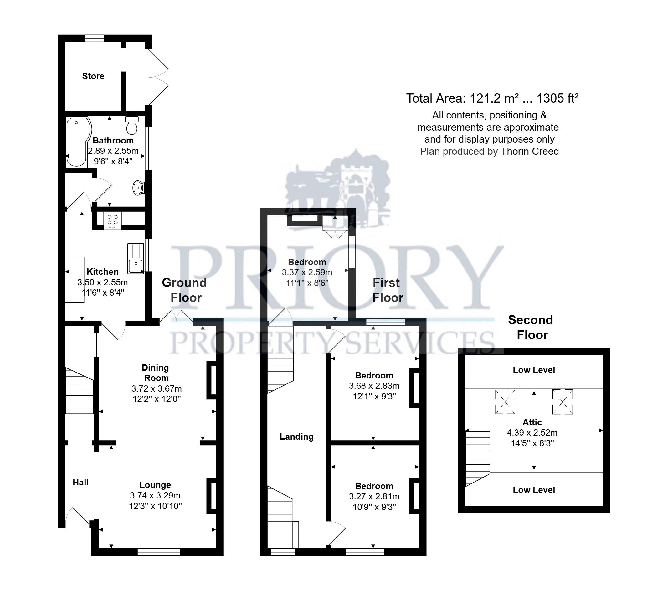 88, Tunstall Road, Biddulph floorplan