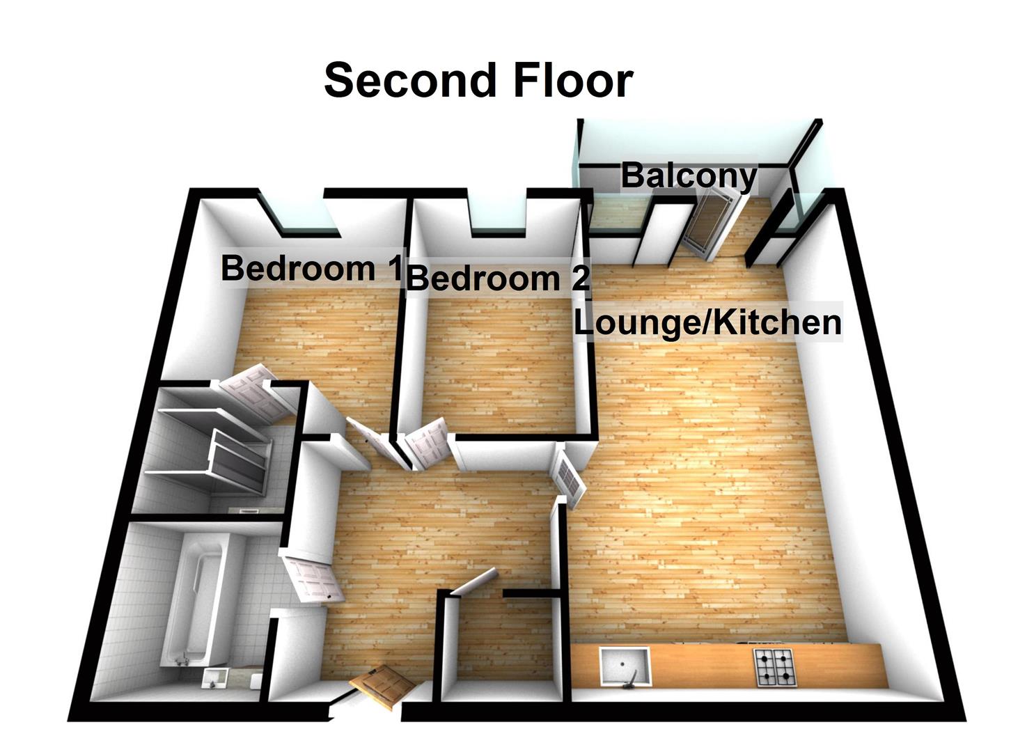 2 Bedrooms Flat to rent in Evergreen Drive, West Drayton UB7